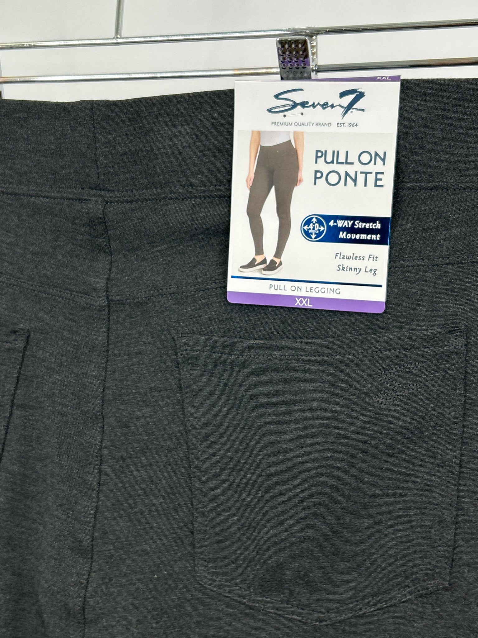 SEVEN7 Size XXL Charcoal Women Pants