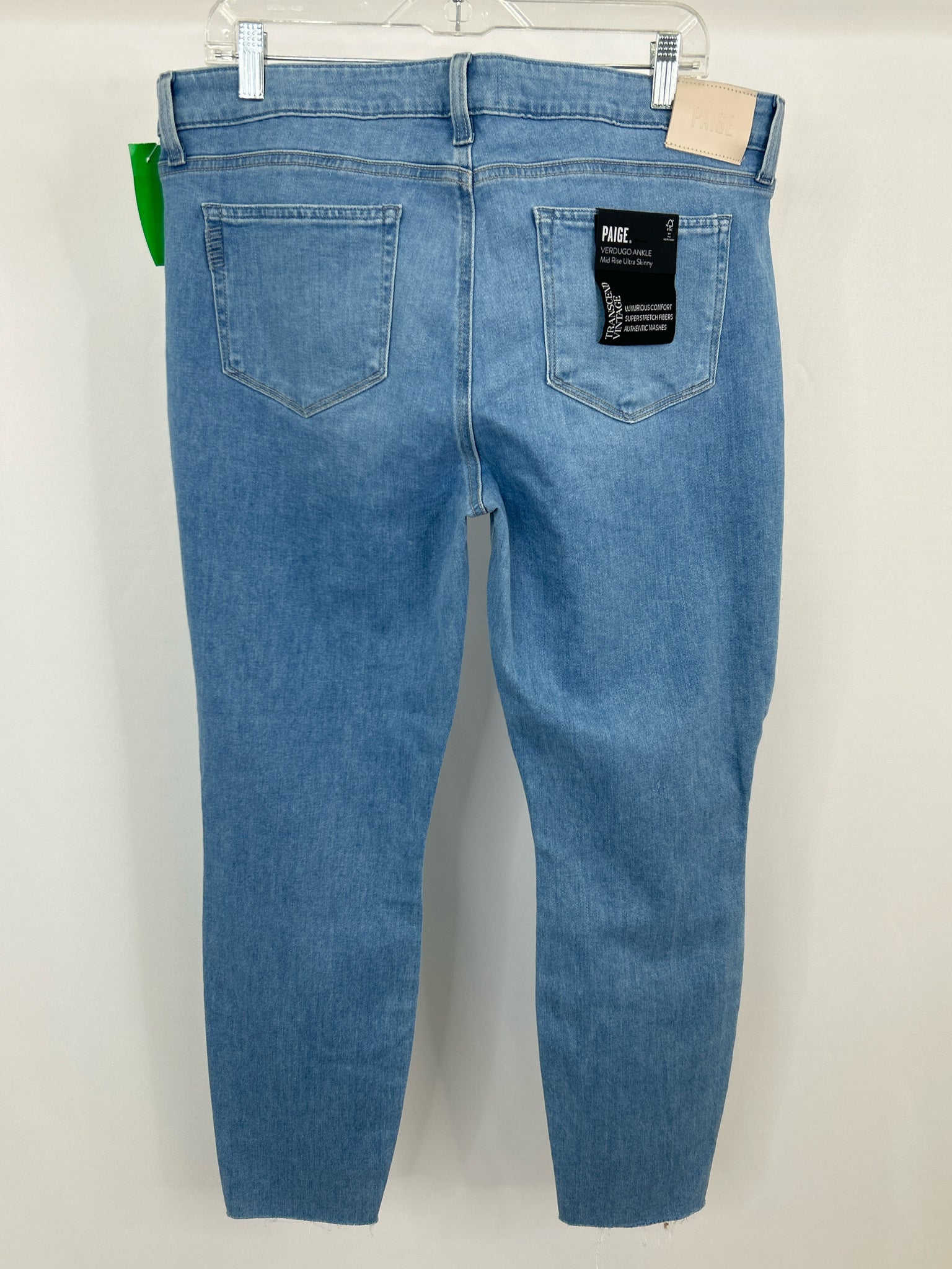 PAIGE Size 34 BLUE DENIM Women jeans