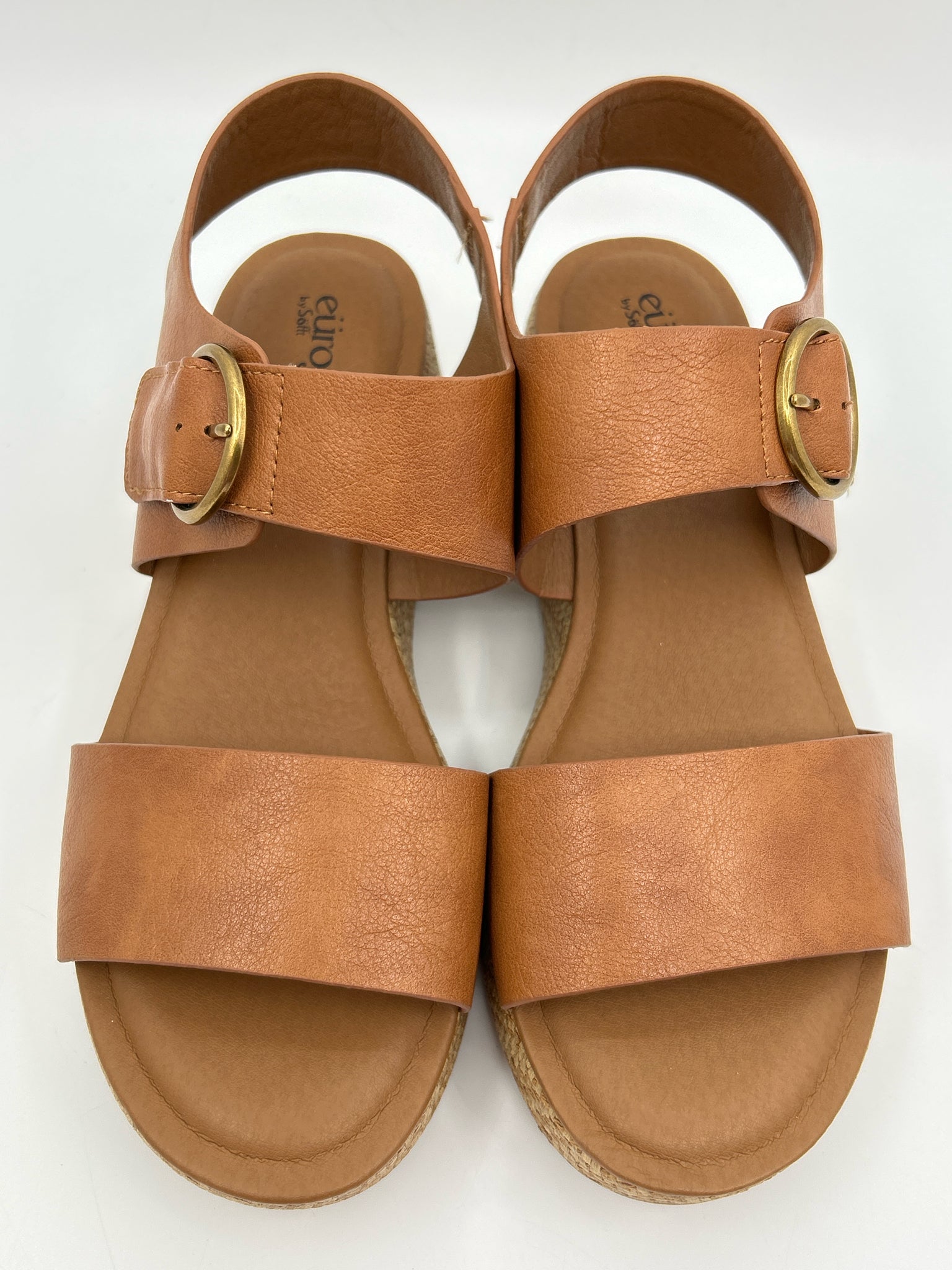EURO SOFT Size 8M Tan Women Sandal