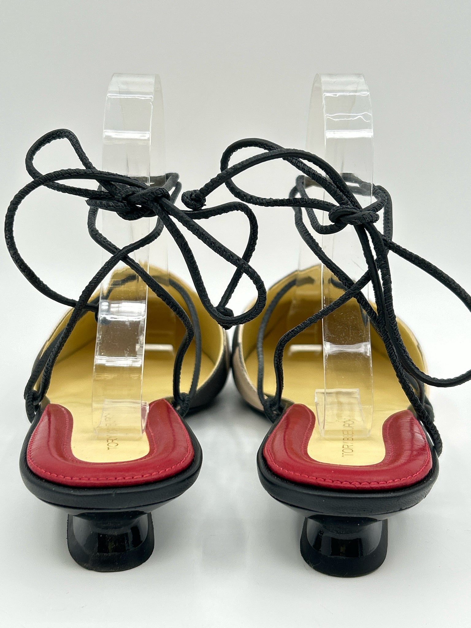 TORY BURCH Size 11 BROWN AND BEIGE Women Flats