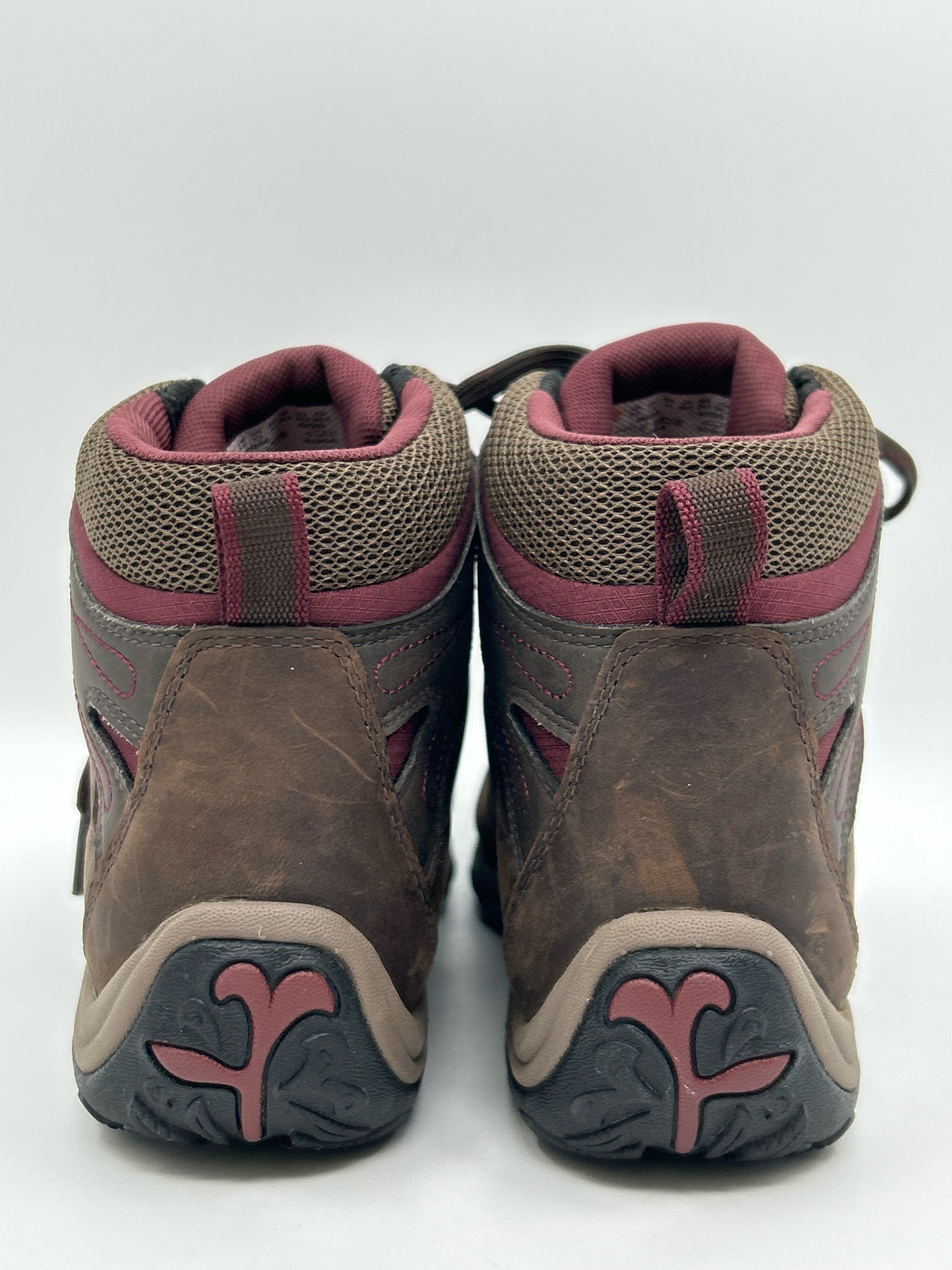 TIMBERLAND Size 9.5 Brown and Red Women Boots