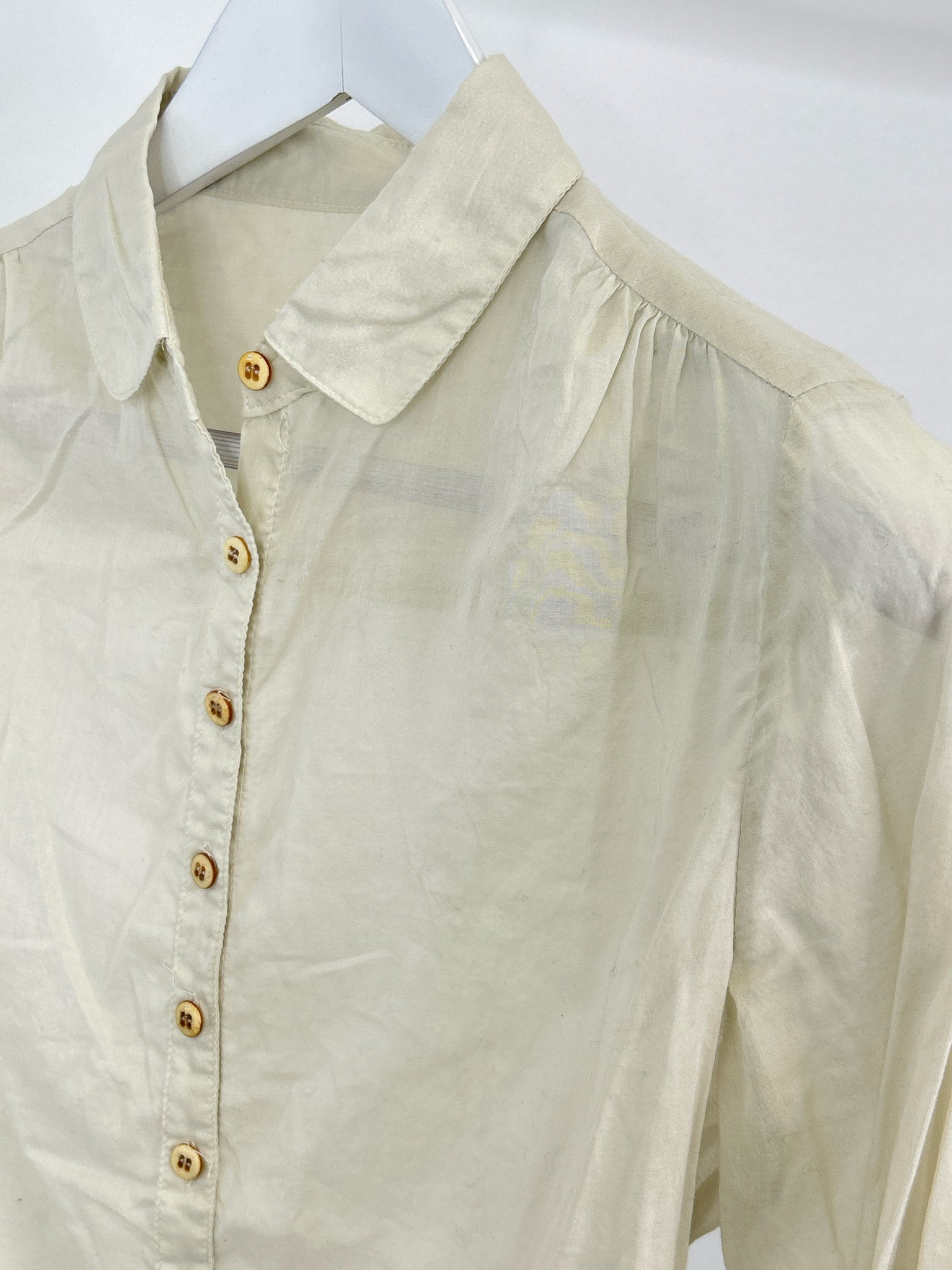 RAG & BONE Size 6 Beige Women Shirt