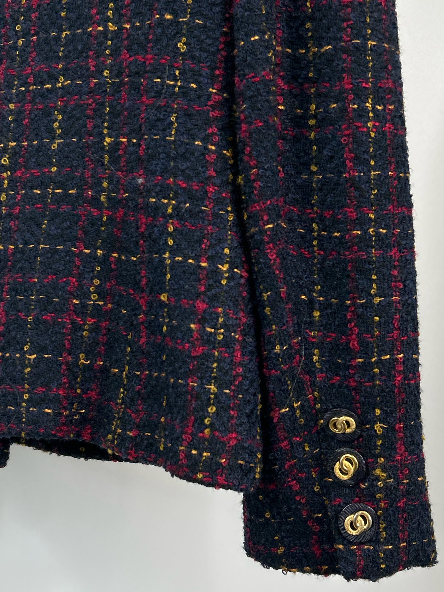 HERBERT GROSSMAN Size 8 Navy Women 2-Piece w/skirt