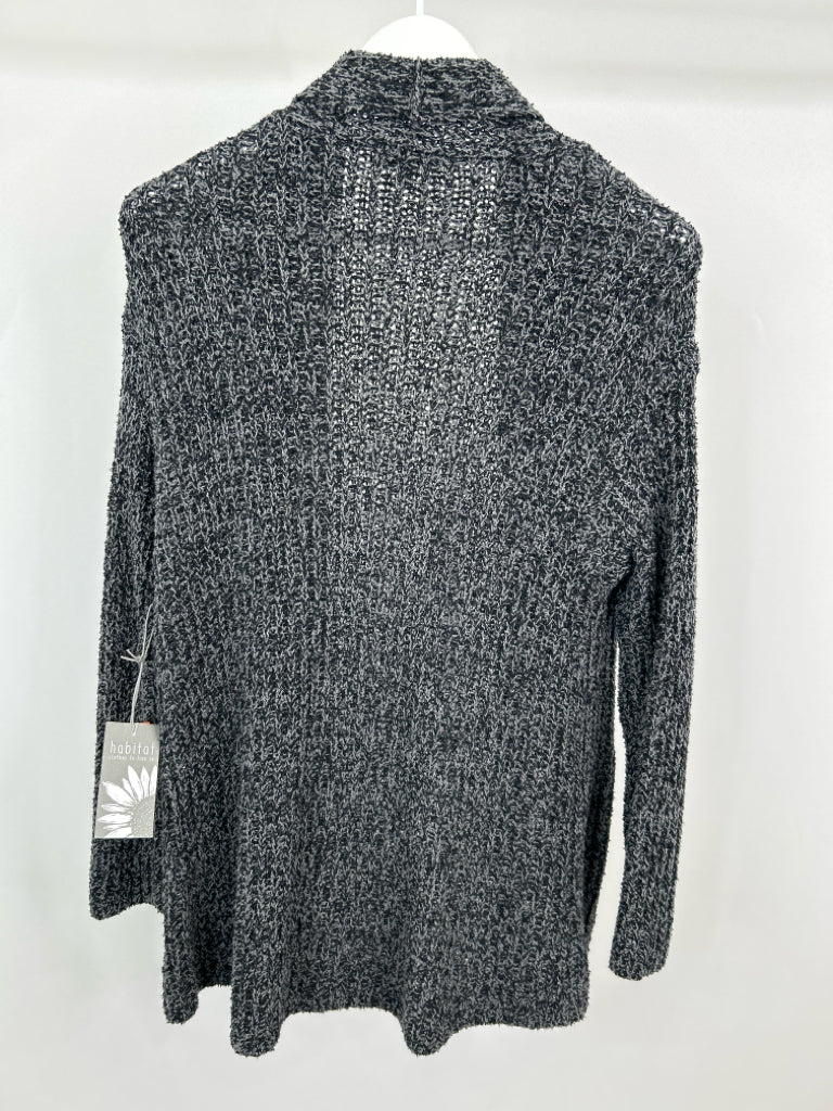 HABITAT Women Size S GRAY AND BLACK Cardigan