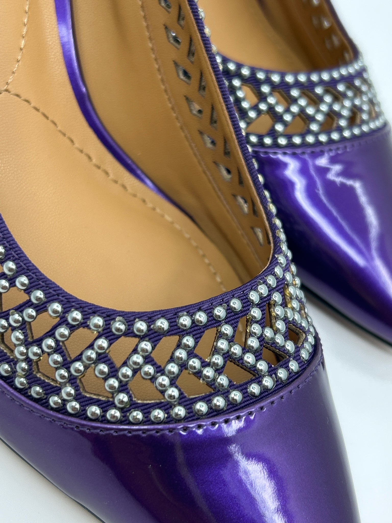 J. RENEE Size 7.5M Purple Women Pumps NIB