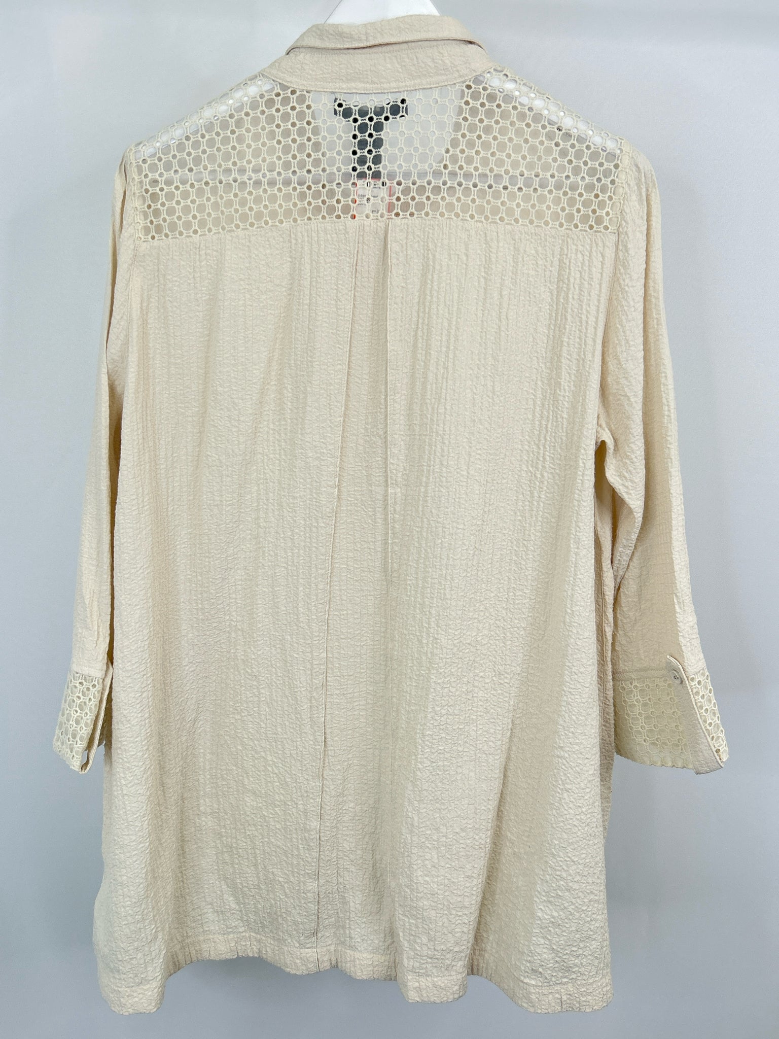 Ali Miles Size L Cream Women Jacket