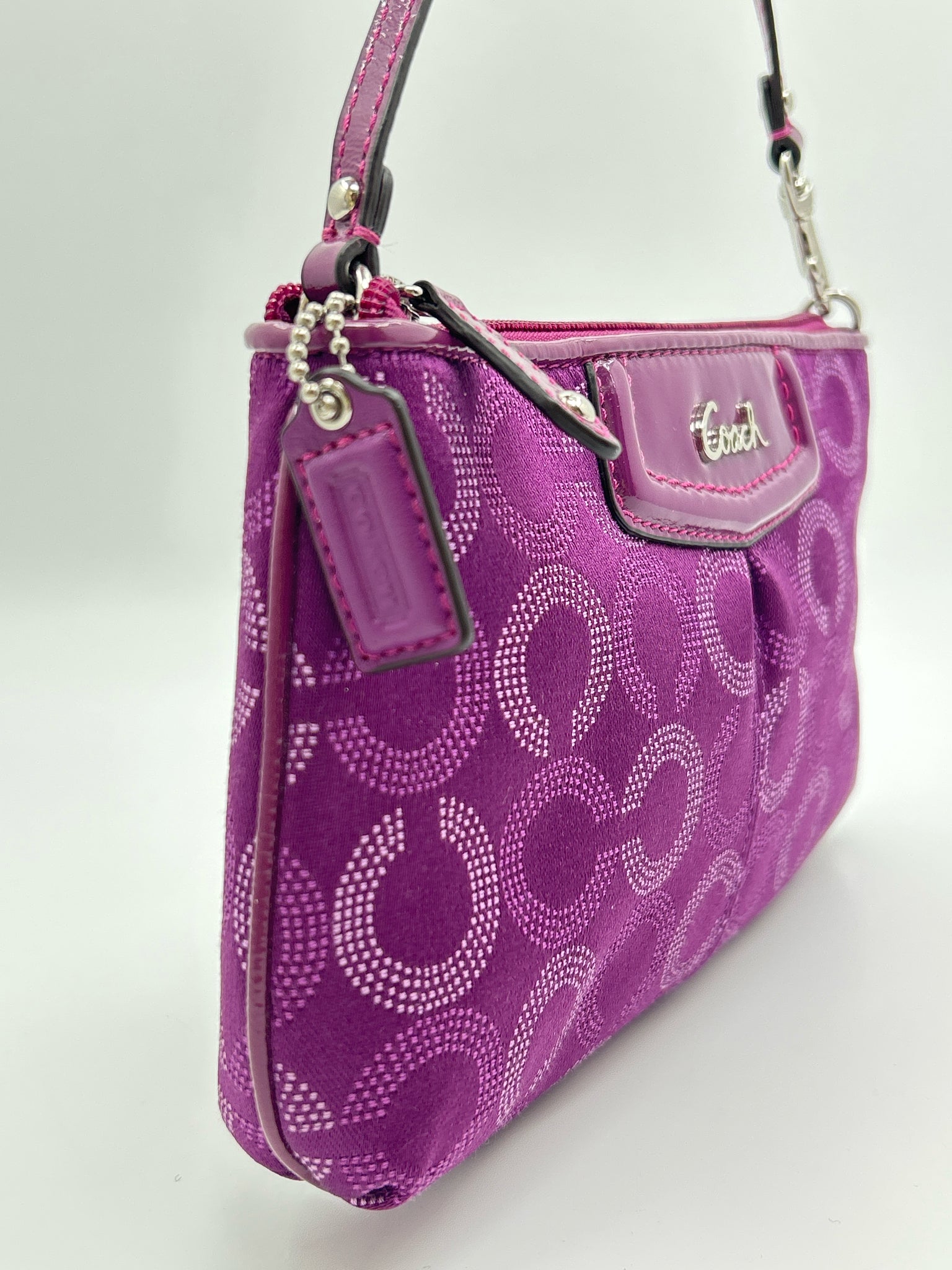 Coach Purple Print Women Wristlet