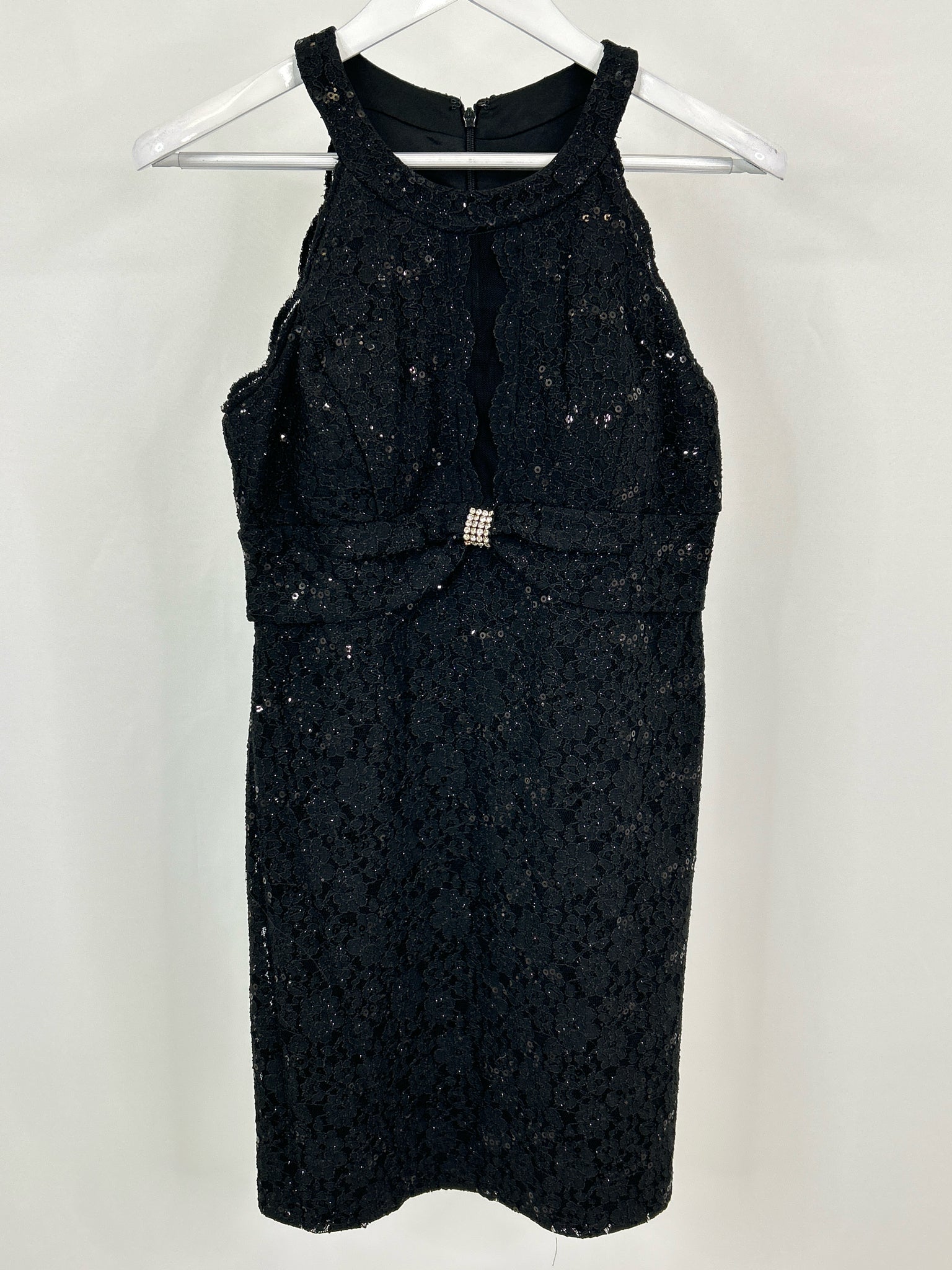 NIGHTWAY Size 6P Black Women Dress NWT