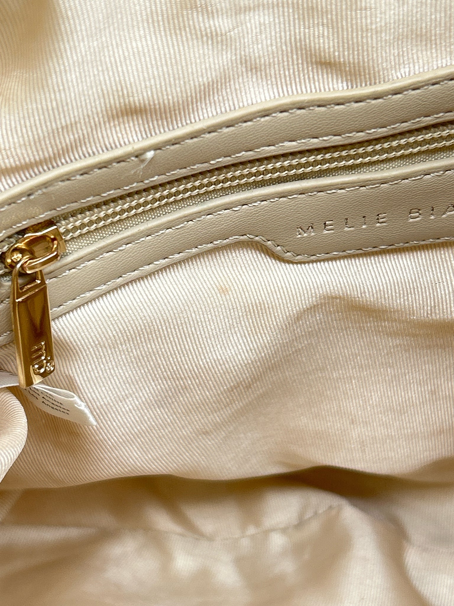 MELIE BIANCO Beige Women Purse