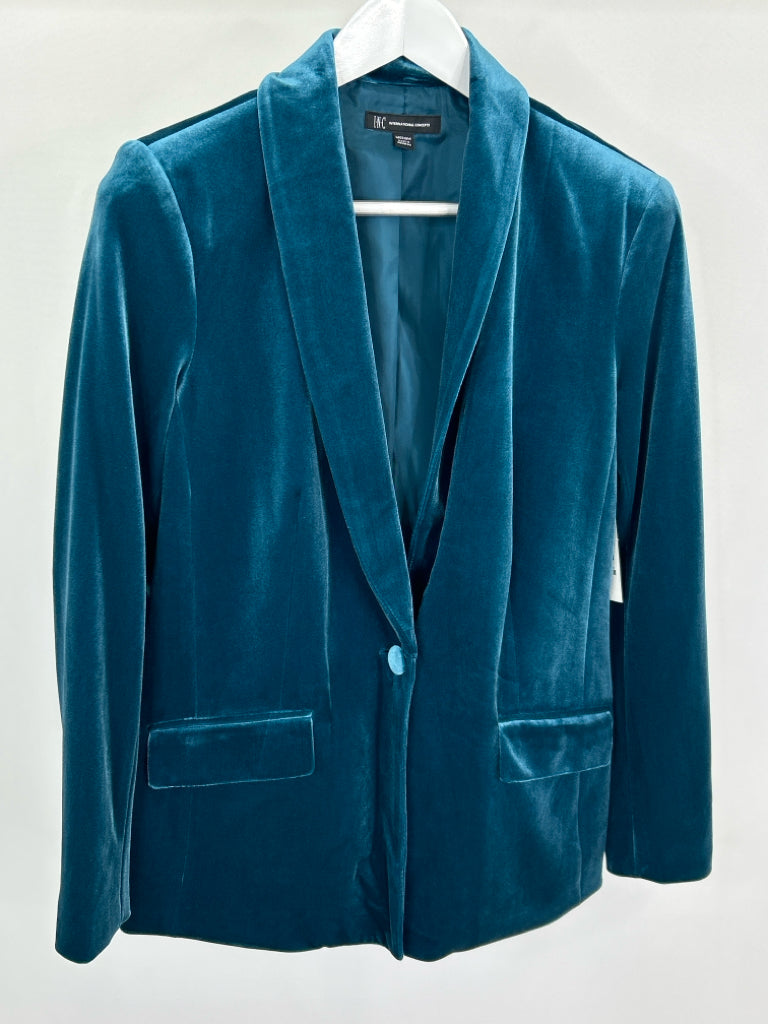 INC NWT Women Size M Teal Blazer