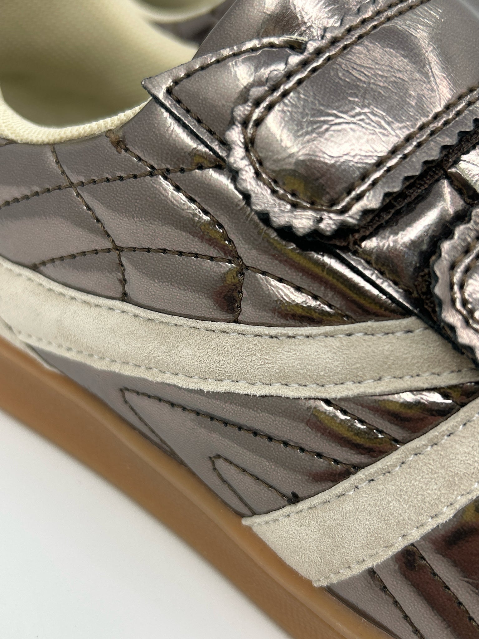 STEVE MADDEN Size 7M Pewter Women Sneakers