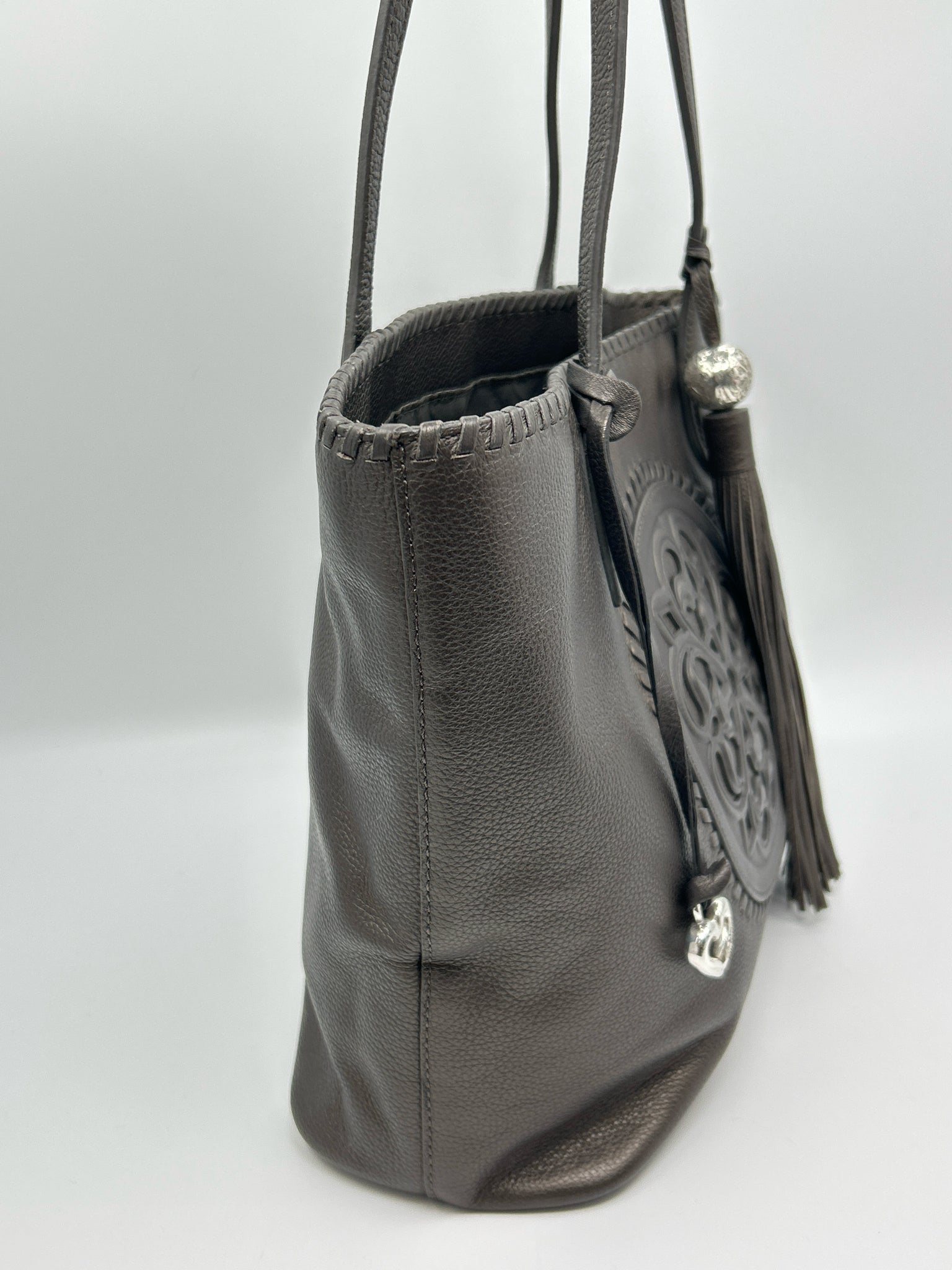 BRIGHTON Pewter Women Tote