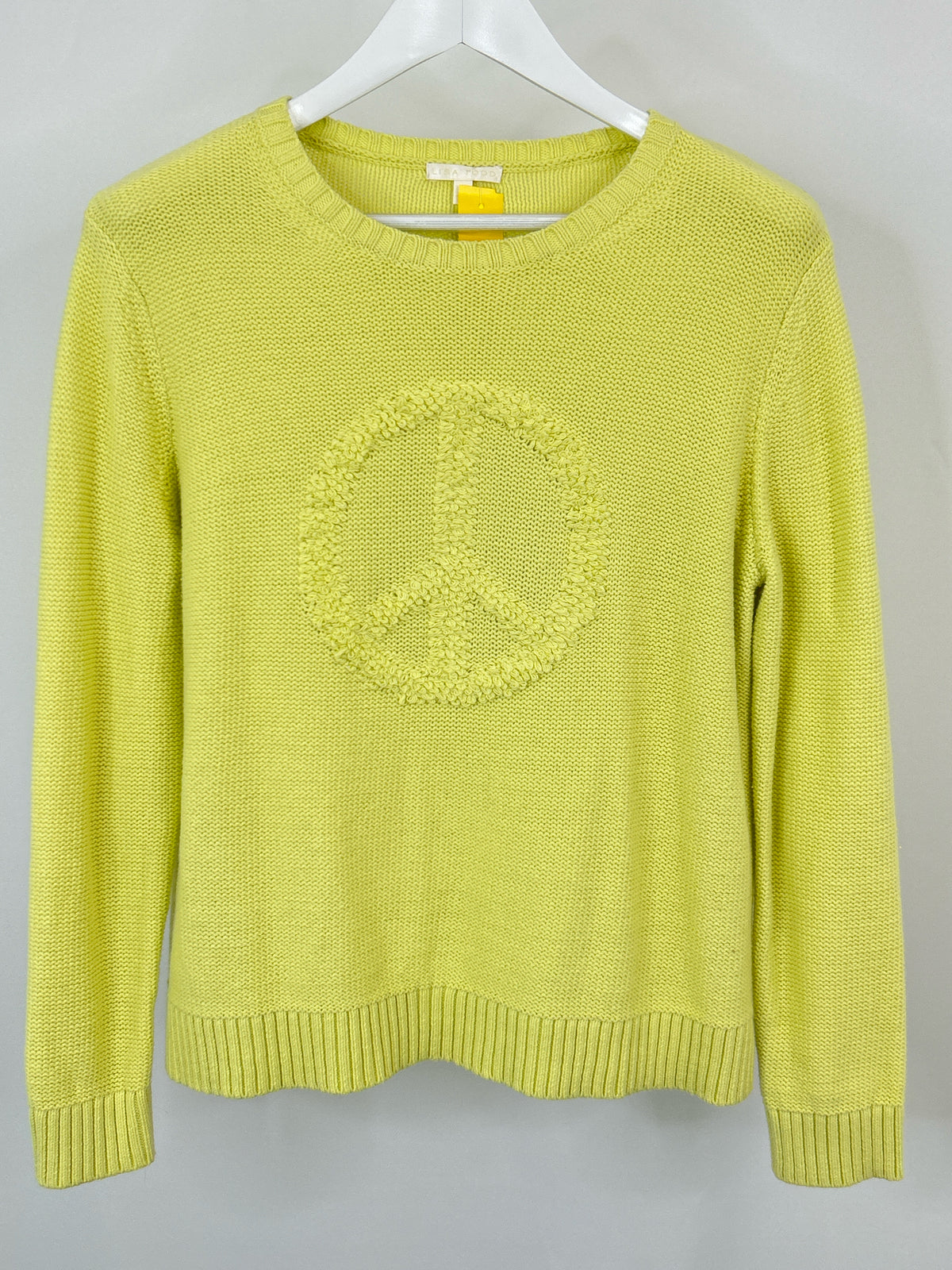 LISA TODD Size M Pale Yellow Women Sweater