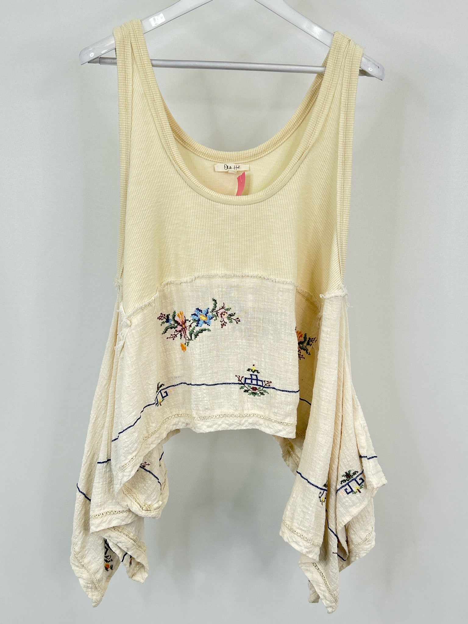 Oli & Hali Size L Ivory and Cream Women Top