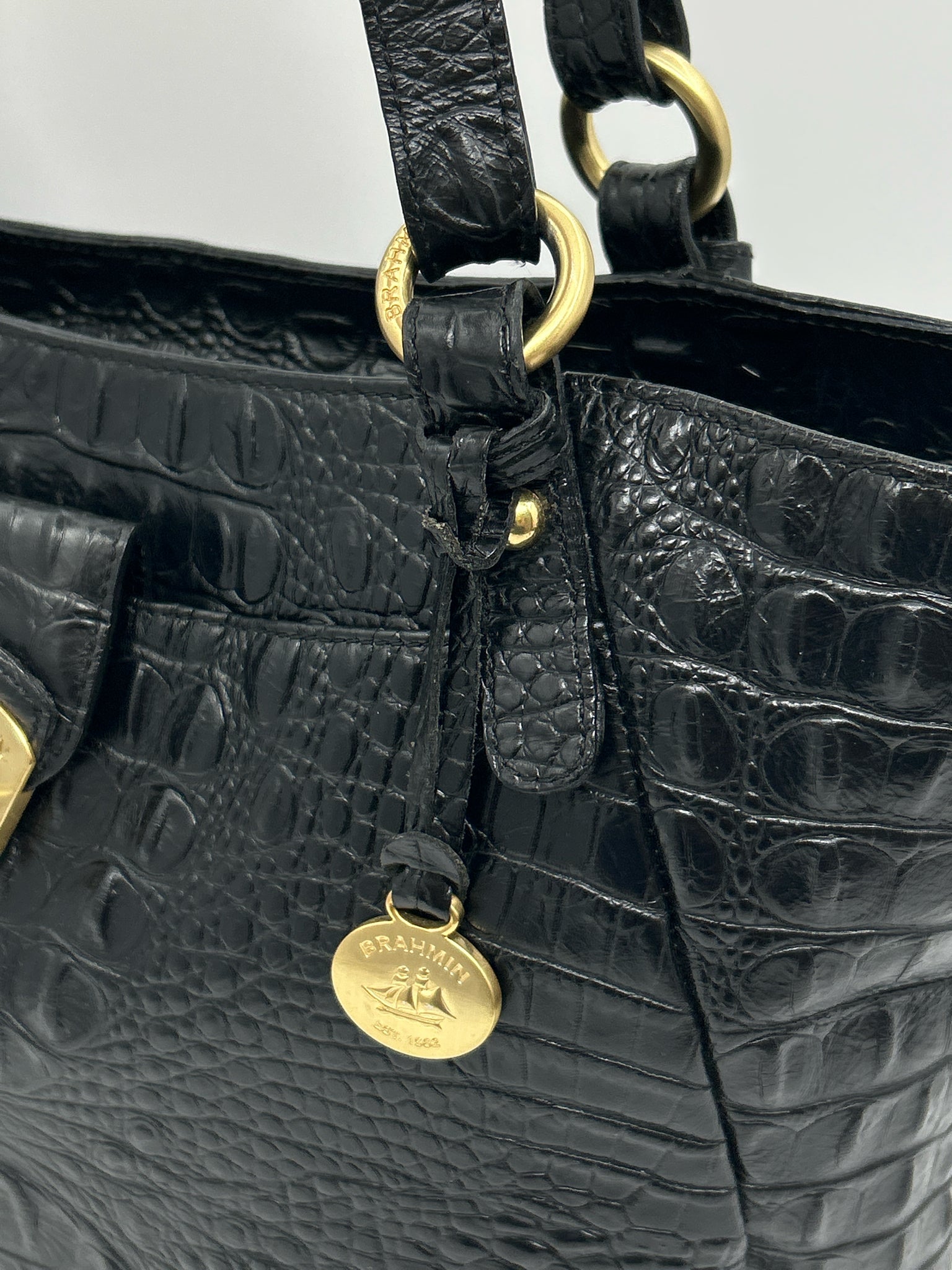BRAHMIN Black Women Tote