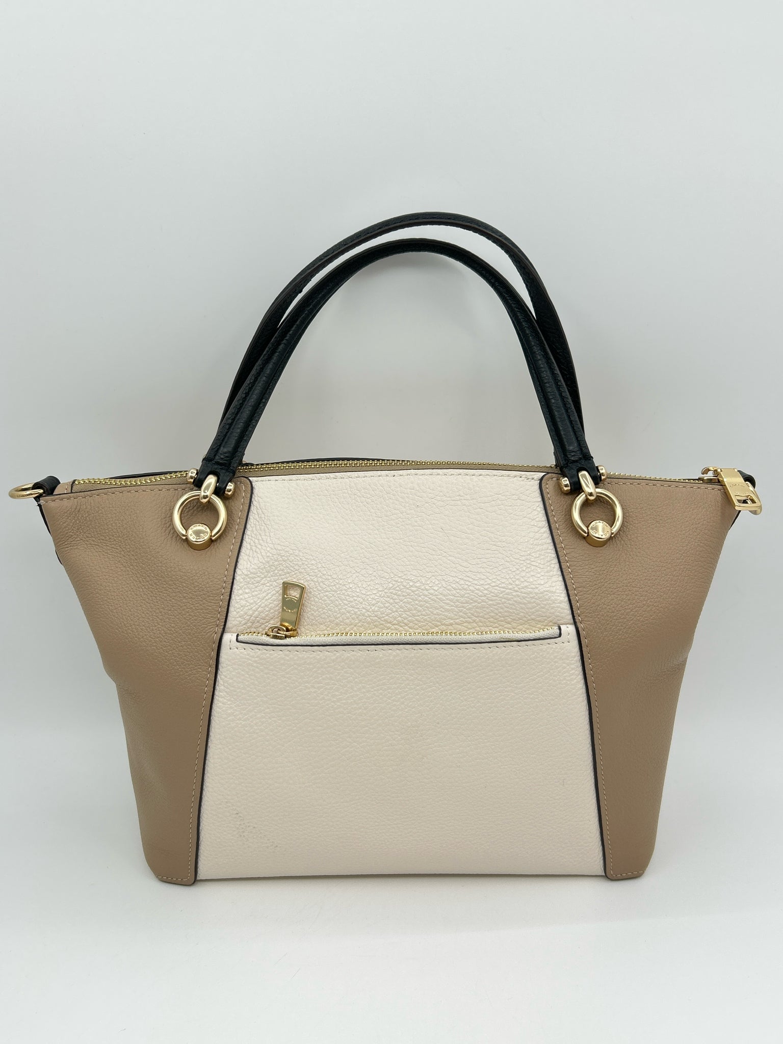 COACH TAUPE AND WHITE Women Purse