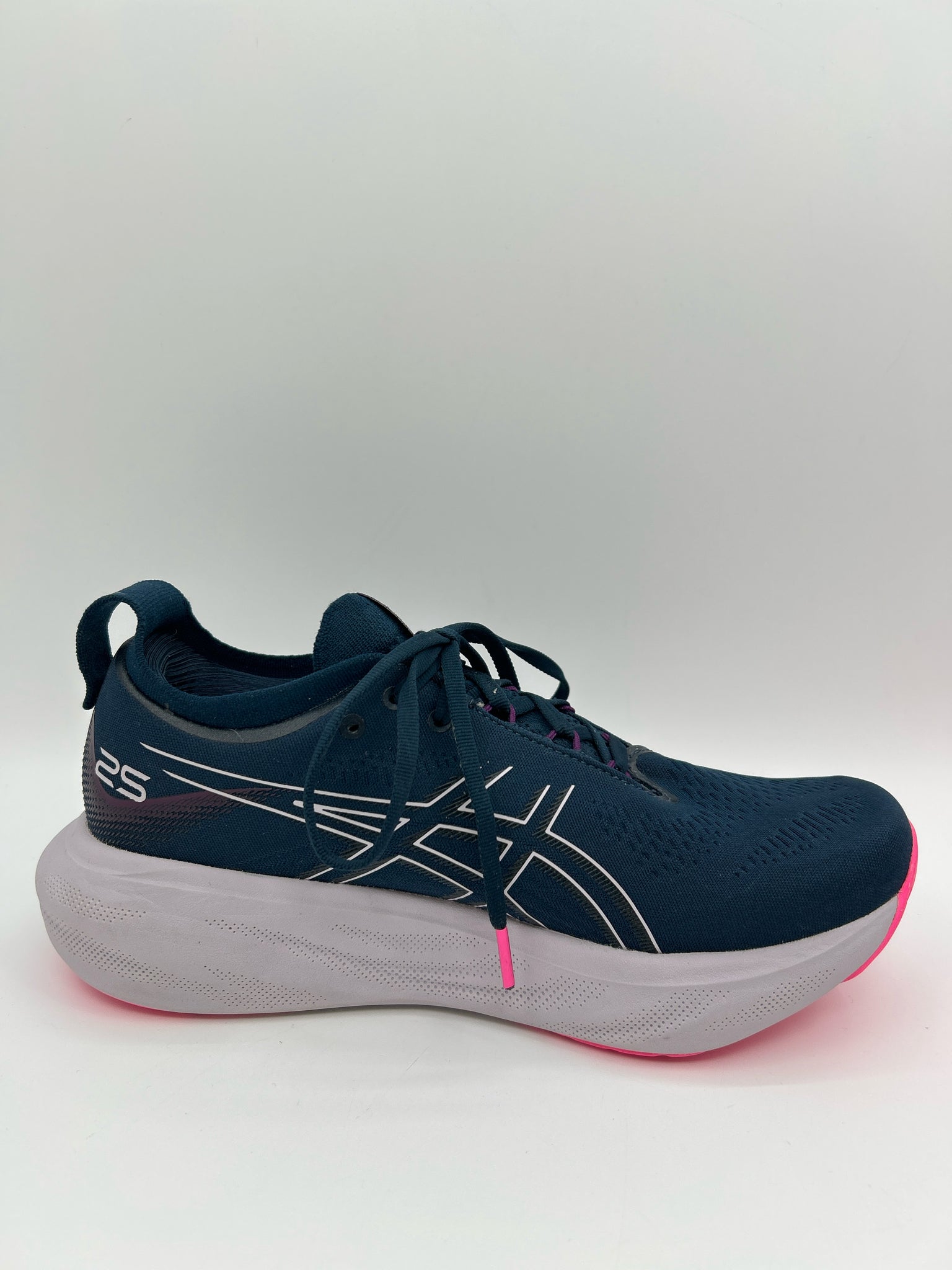 ASICS Size 10 Navy Women Sneakers