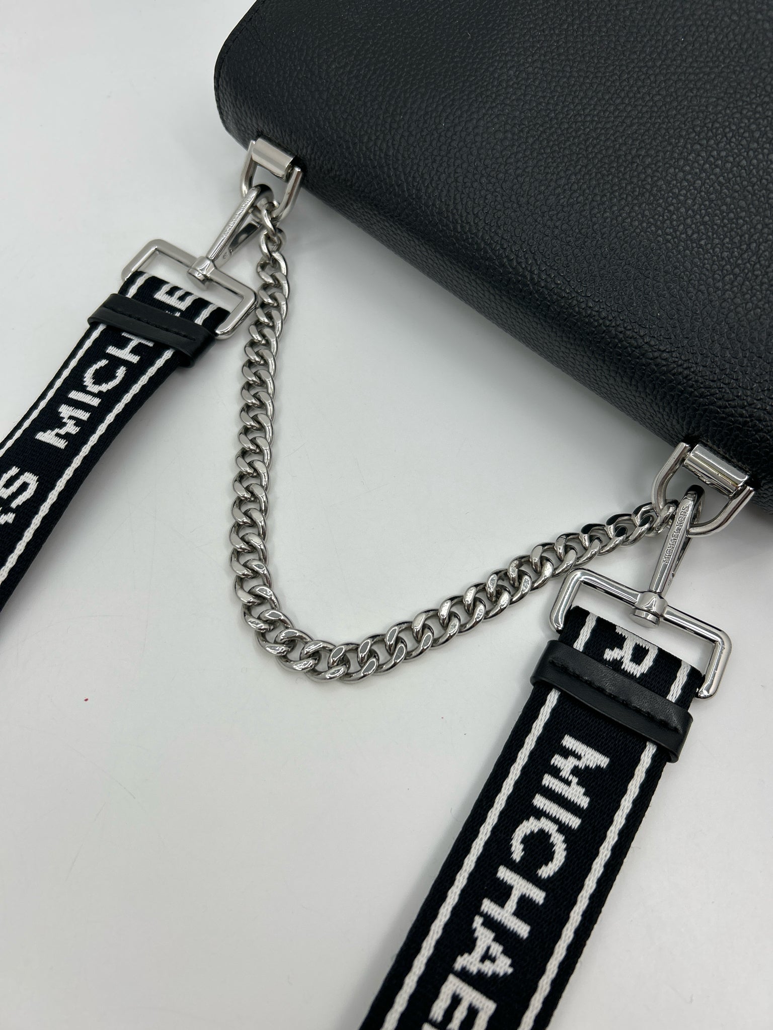 MICHAEL MICHAEL KORS Black and White Women Purse