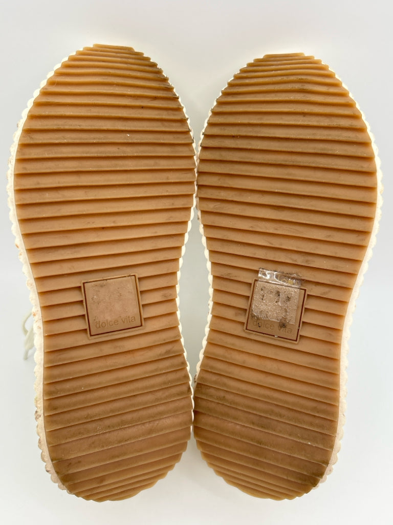 DOLCE VITA Size 7 VANILLA Women's Sneakers