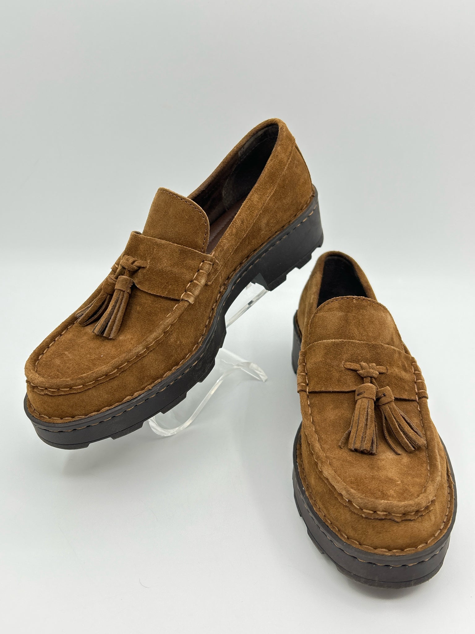 BORN Size 8M Brown Women Loafer