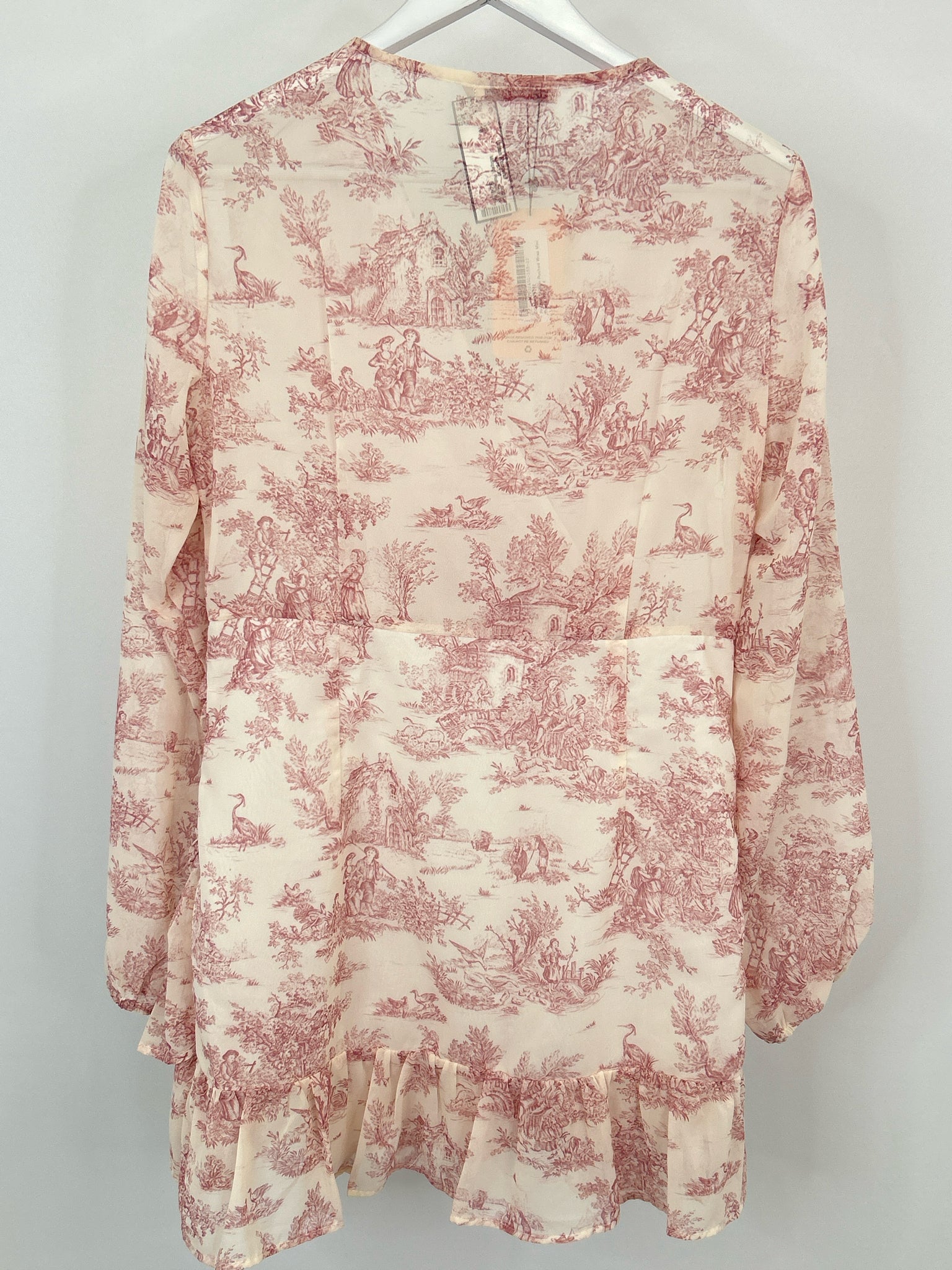 Misspap Size 10 Pink Print Women Dress NWT