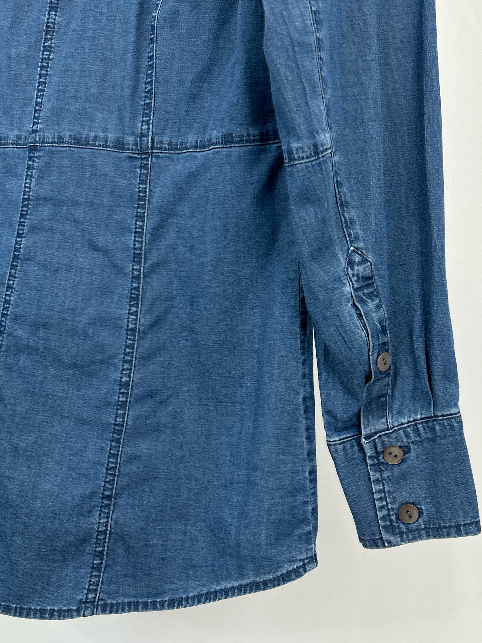 HABITAT Size S Blue Denim Women Shirt NWT