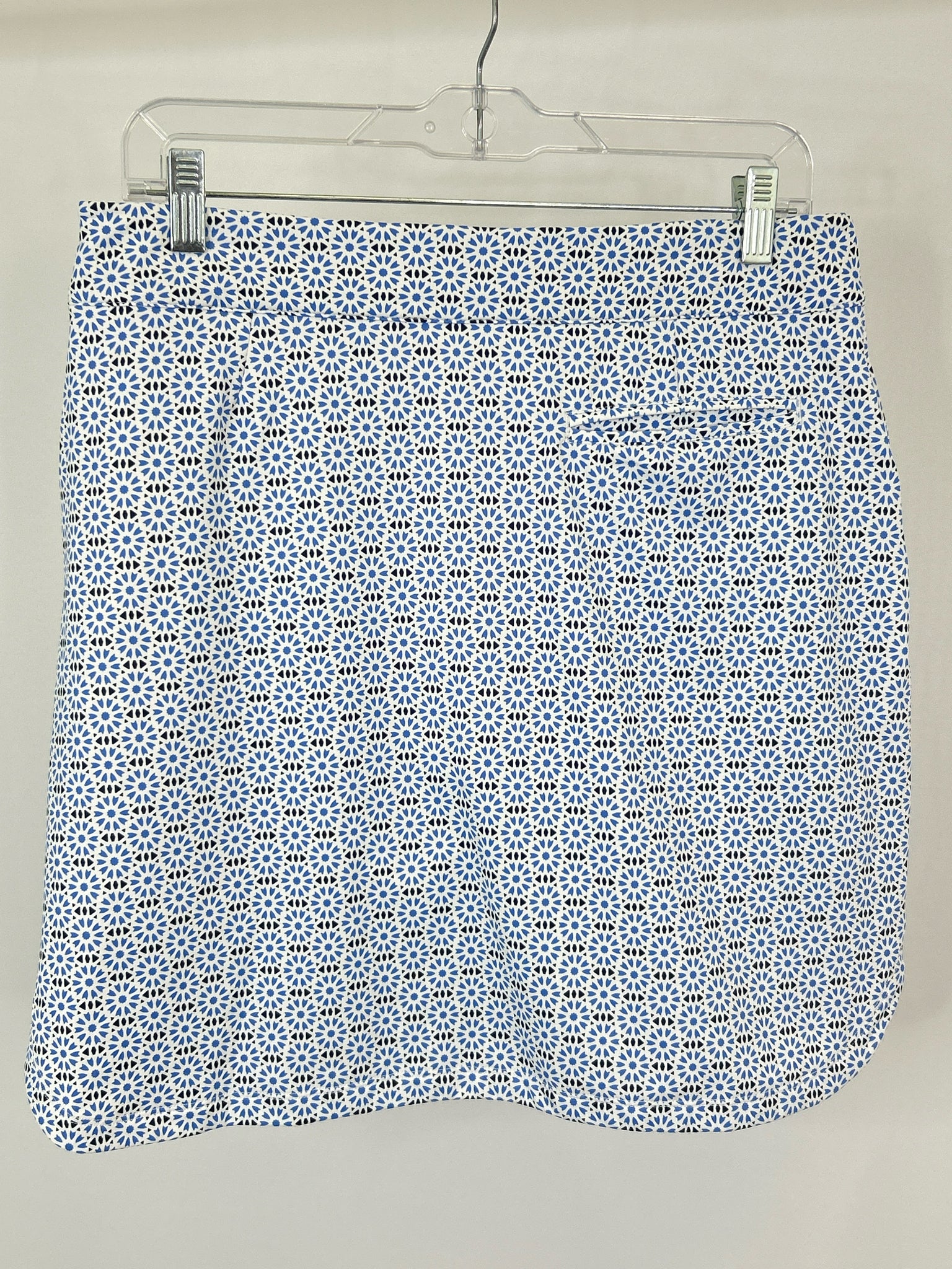 PETER MILLAR Size M Blue Print Women Skort