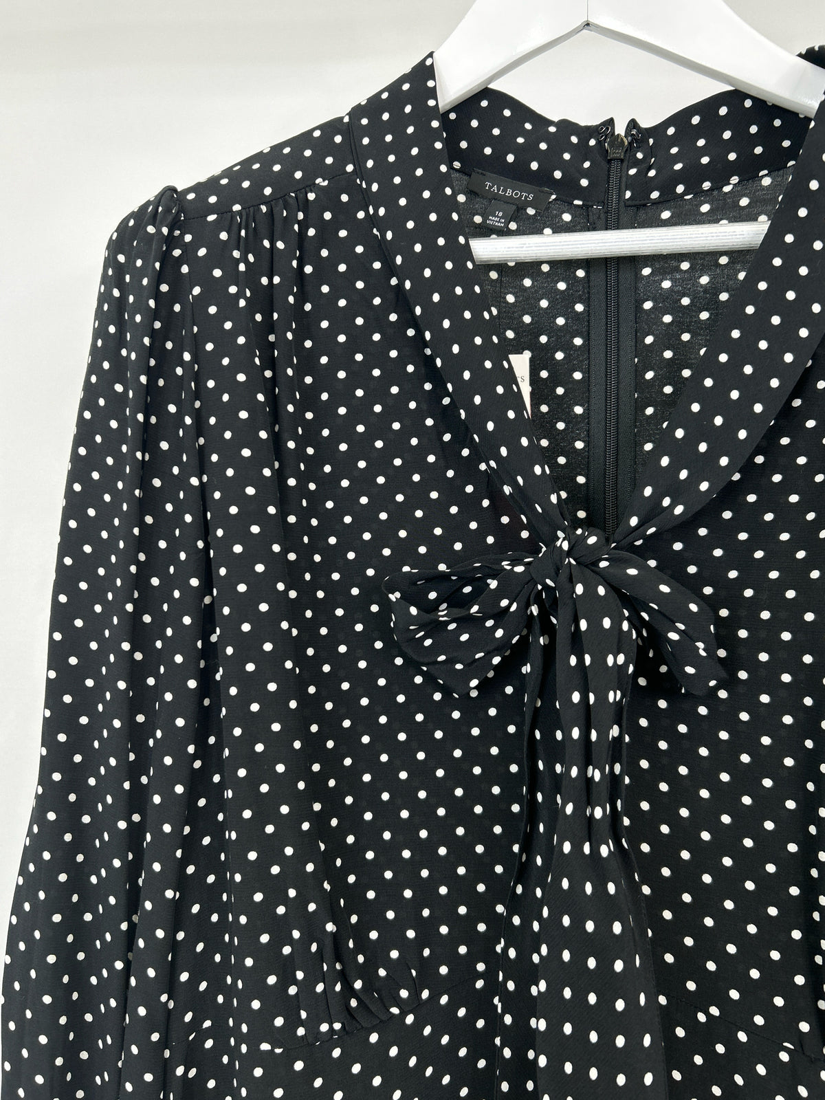 TALBOTS Size 18 Black and White Women Dress