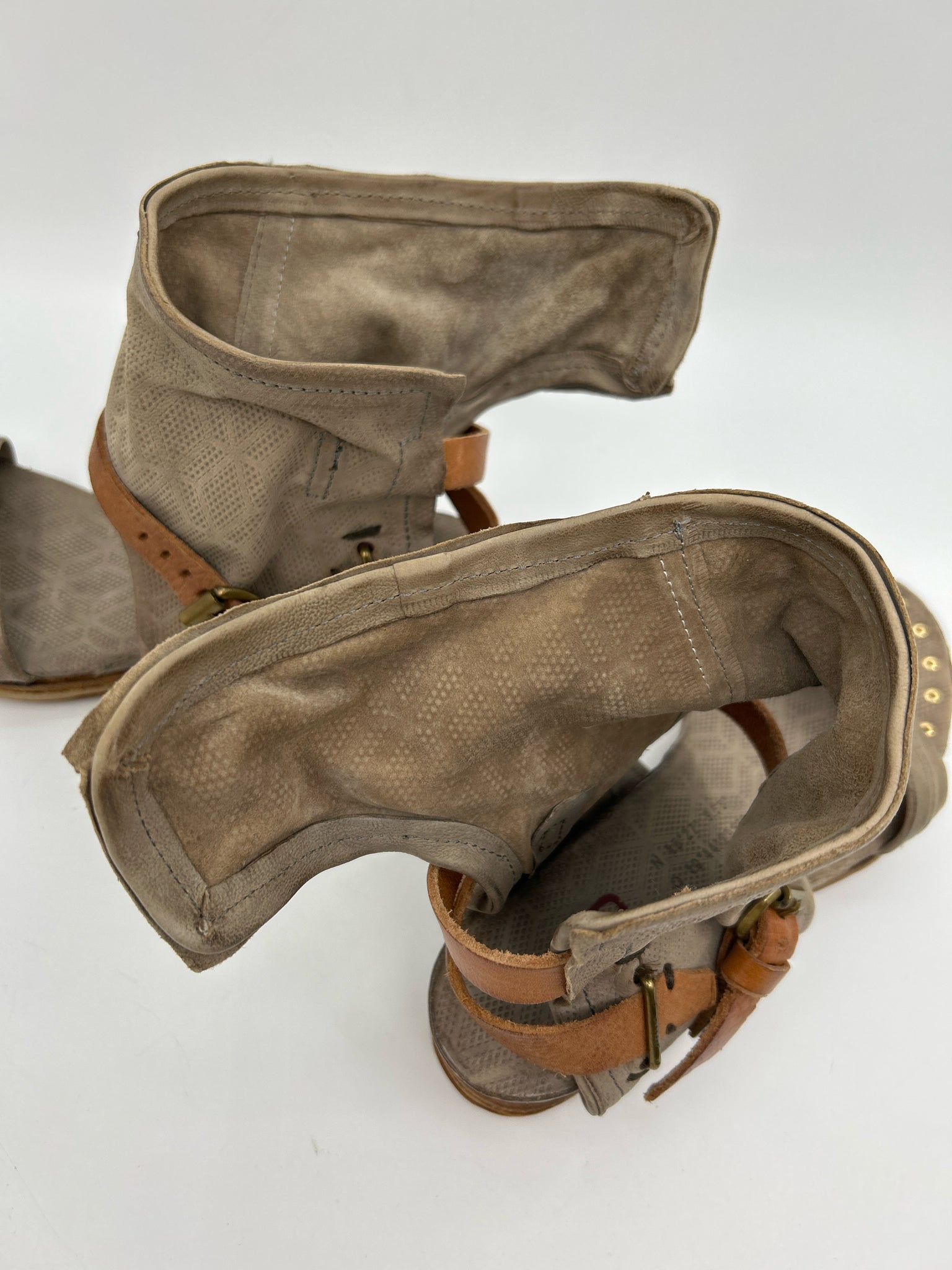 A.S. 98 Size 37 Grey and tan Women Sandal