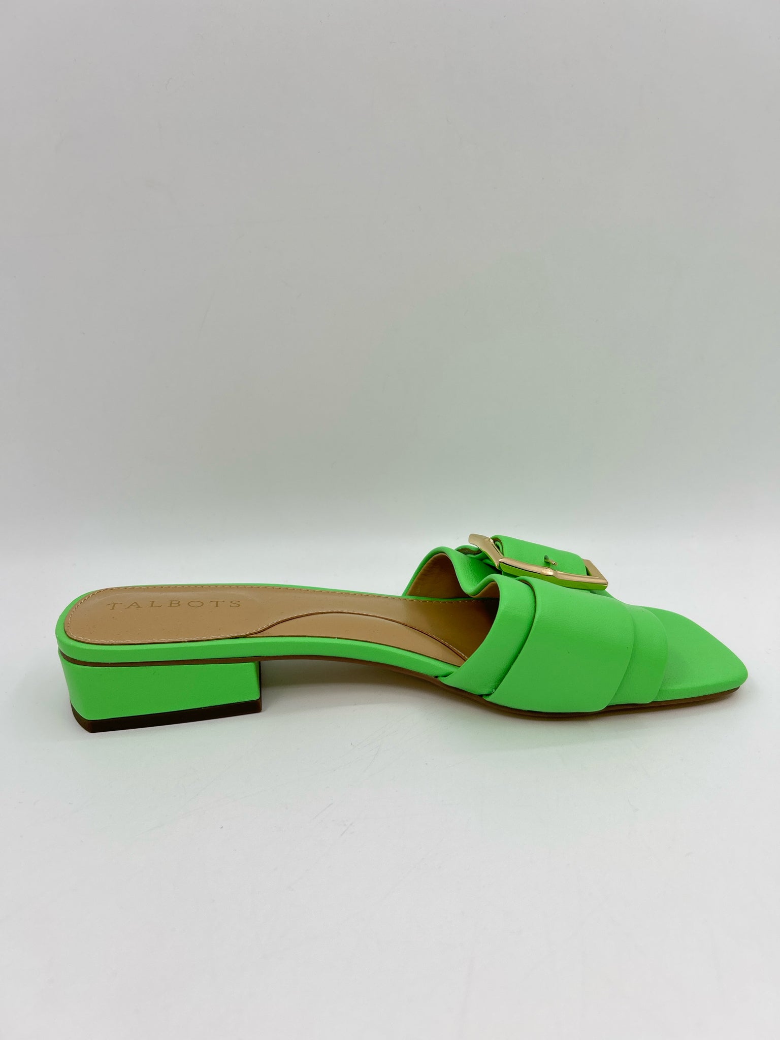 TALBOTS Size 8.5M NEON GREEN Women Sandal