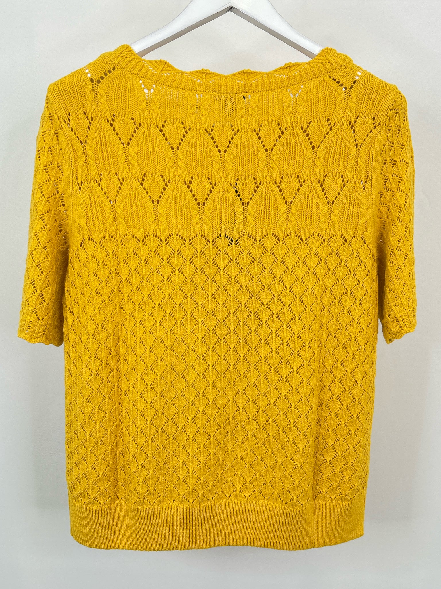 TALBOTS Size L Yellow Women Sweater