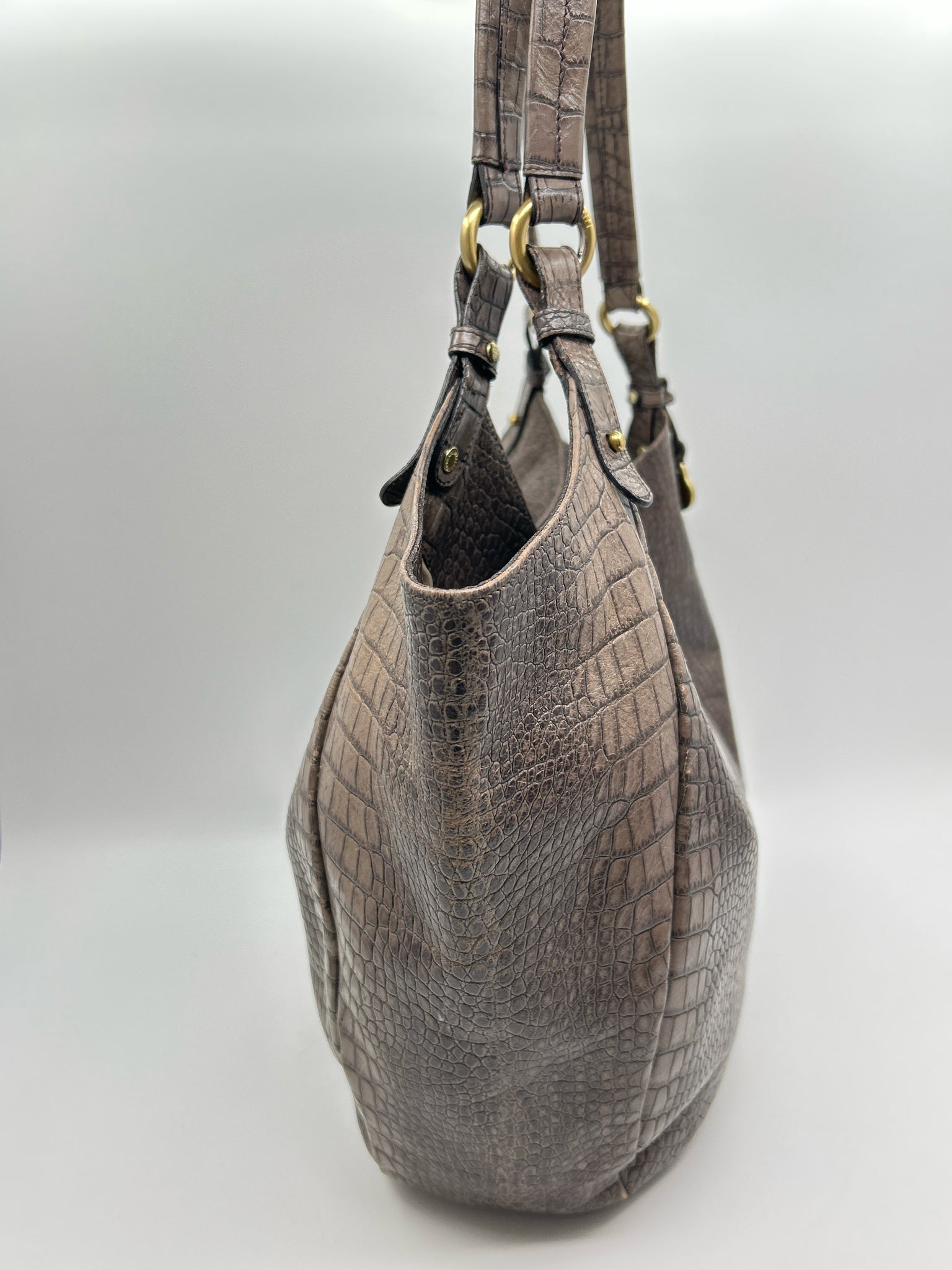 BRAHMIN Taupe Women Tote