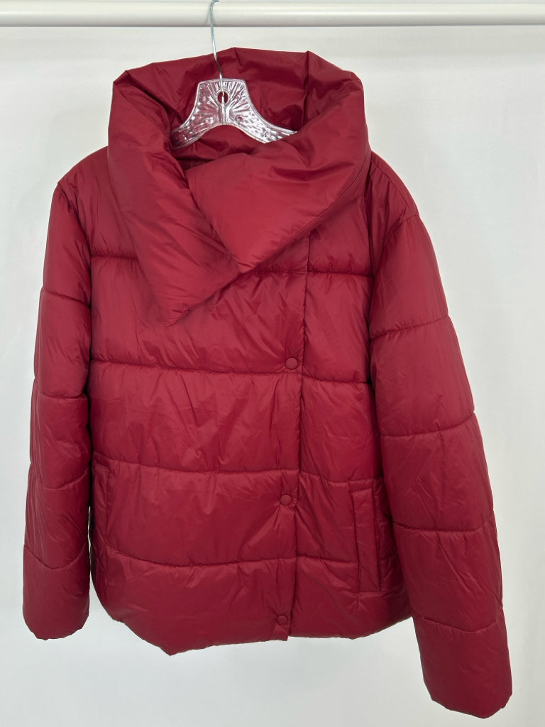 BANANA REPUBLIC Women Size L Red Coat