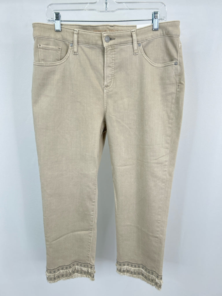 CHICO'S Size 12 Taupe Women's jeans