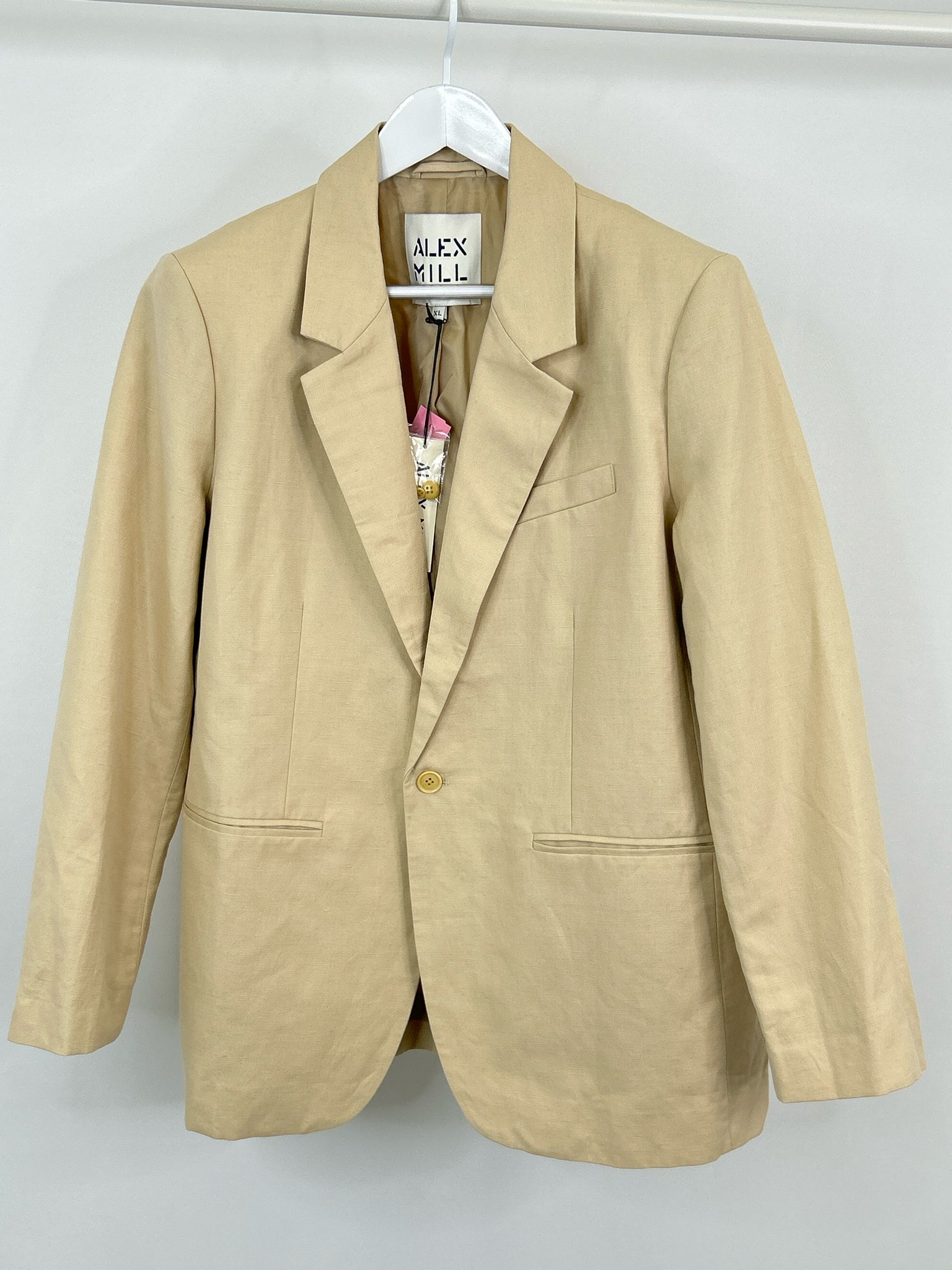 ALEX MILL Size XL LINEN Women Blazer