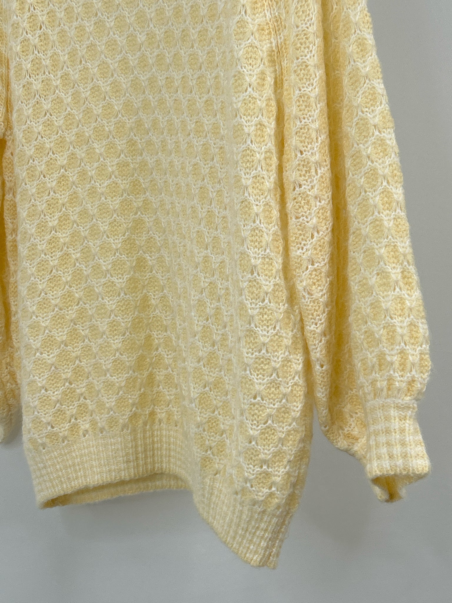 LILLY PULITZER Size XL Pale Yellow Women Sweater