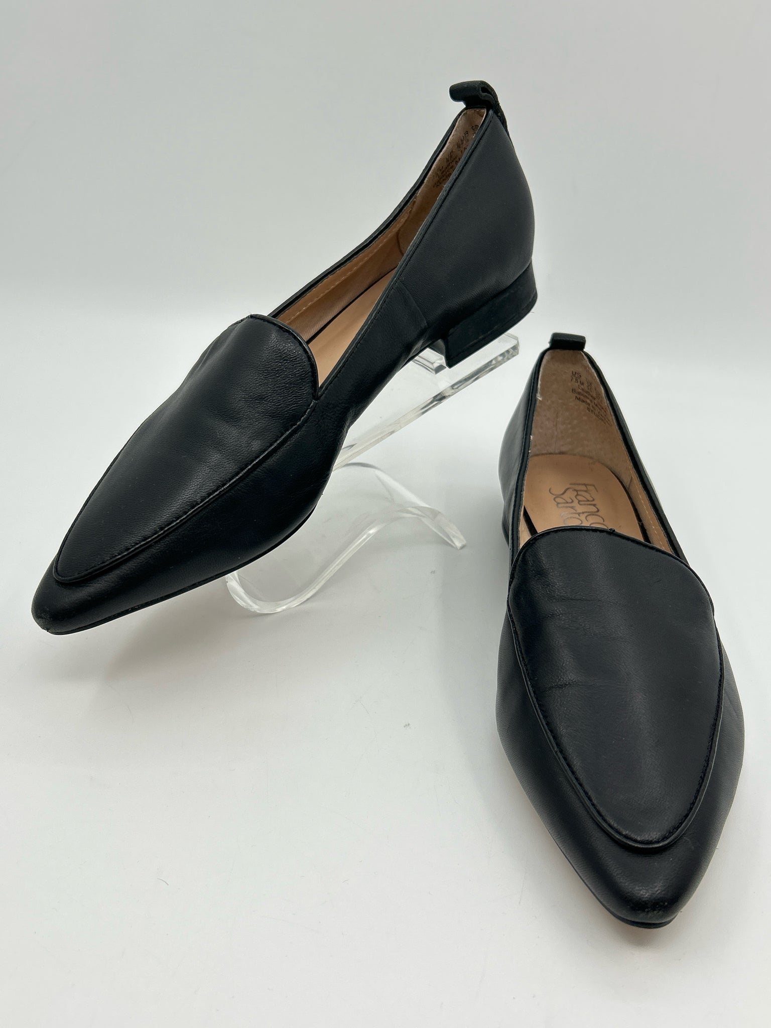 FRANCO SARTO Size 7.5M Black Women Flats