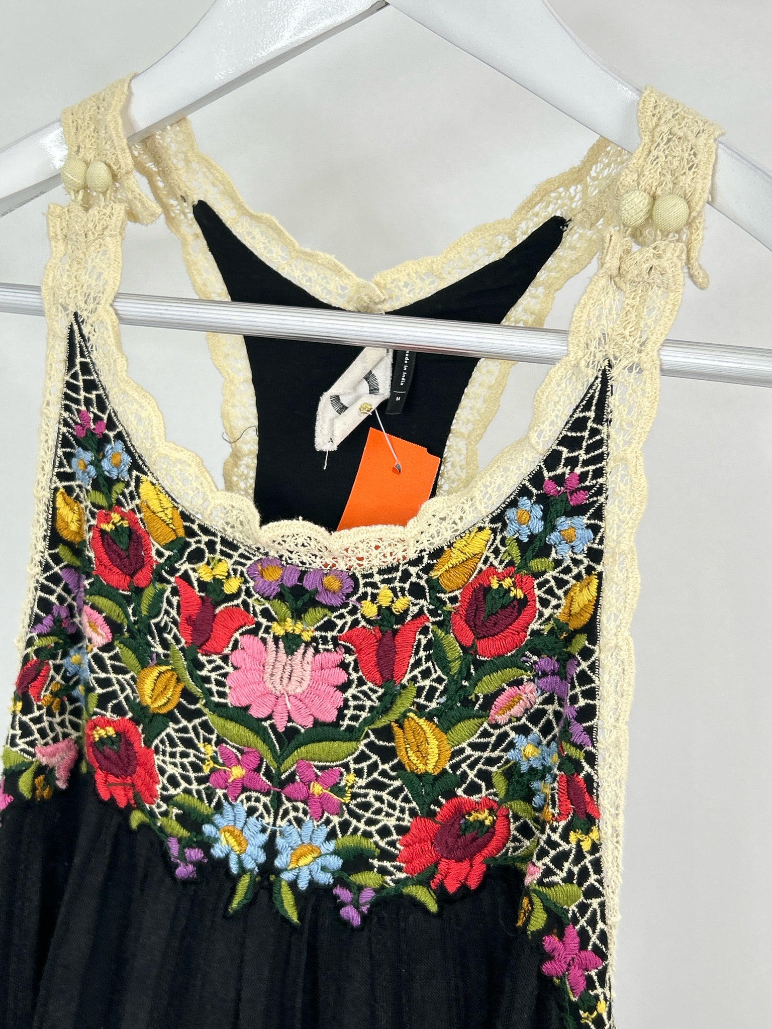 AKEMI + KIN Size M Black Print Women Dress