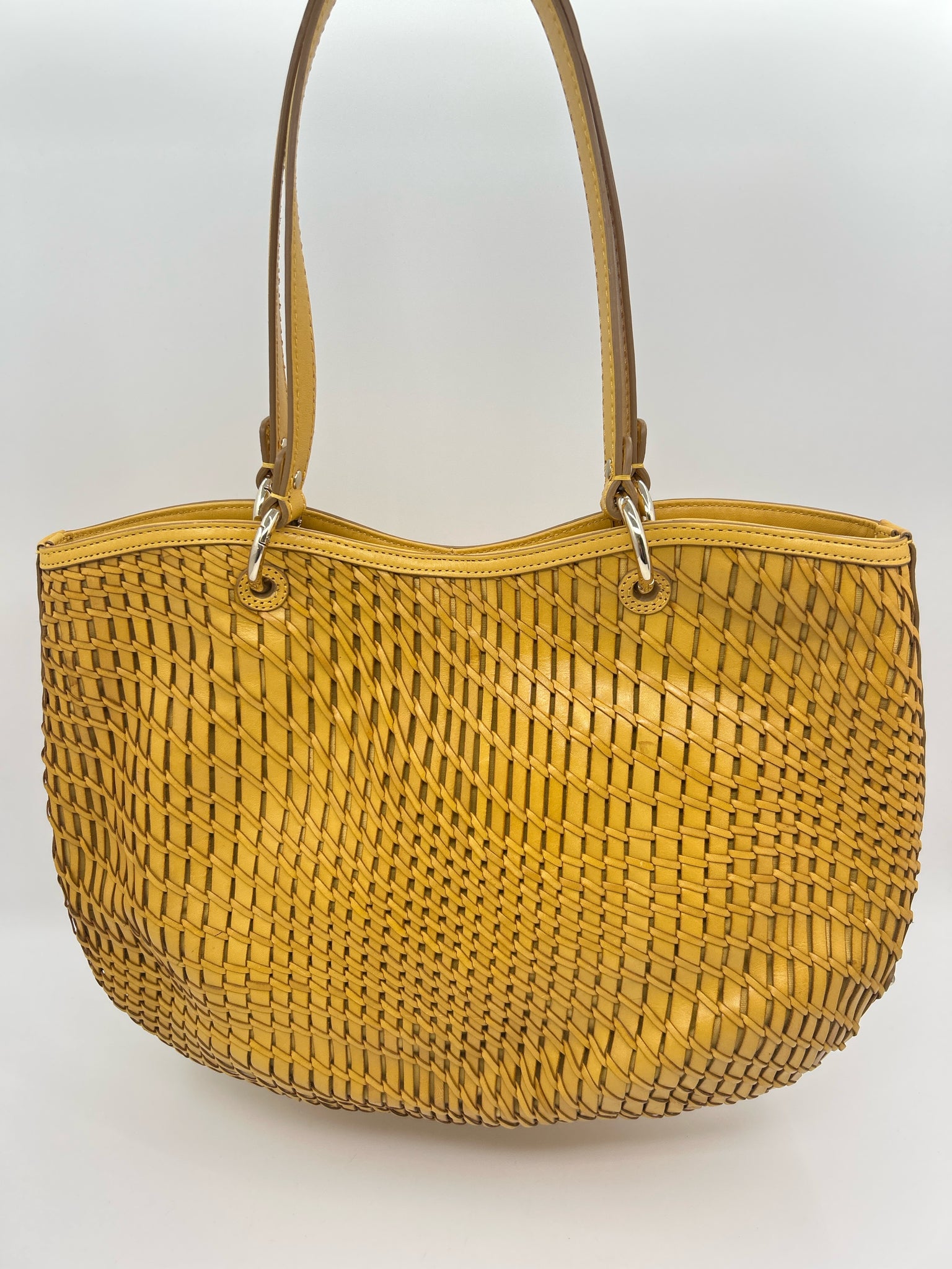 COLE HAAN Yellow Women Tote