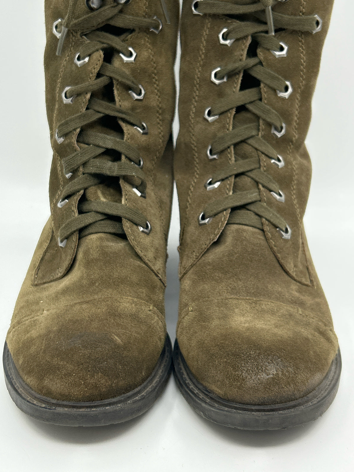 SAM EDELMAN Size 10B Green Women Boots