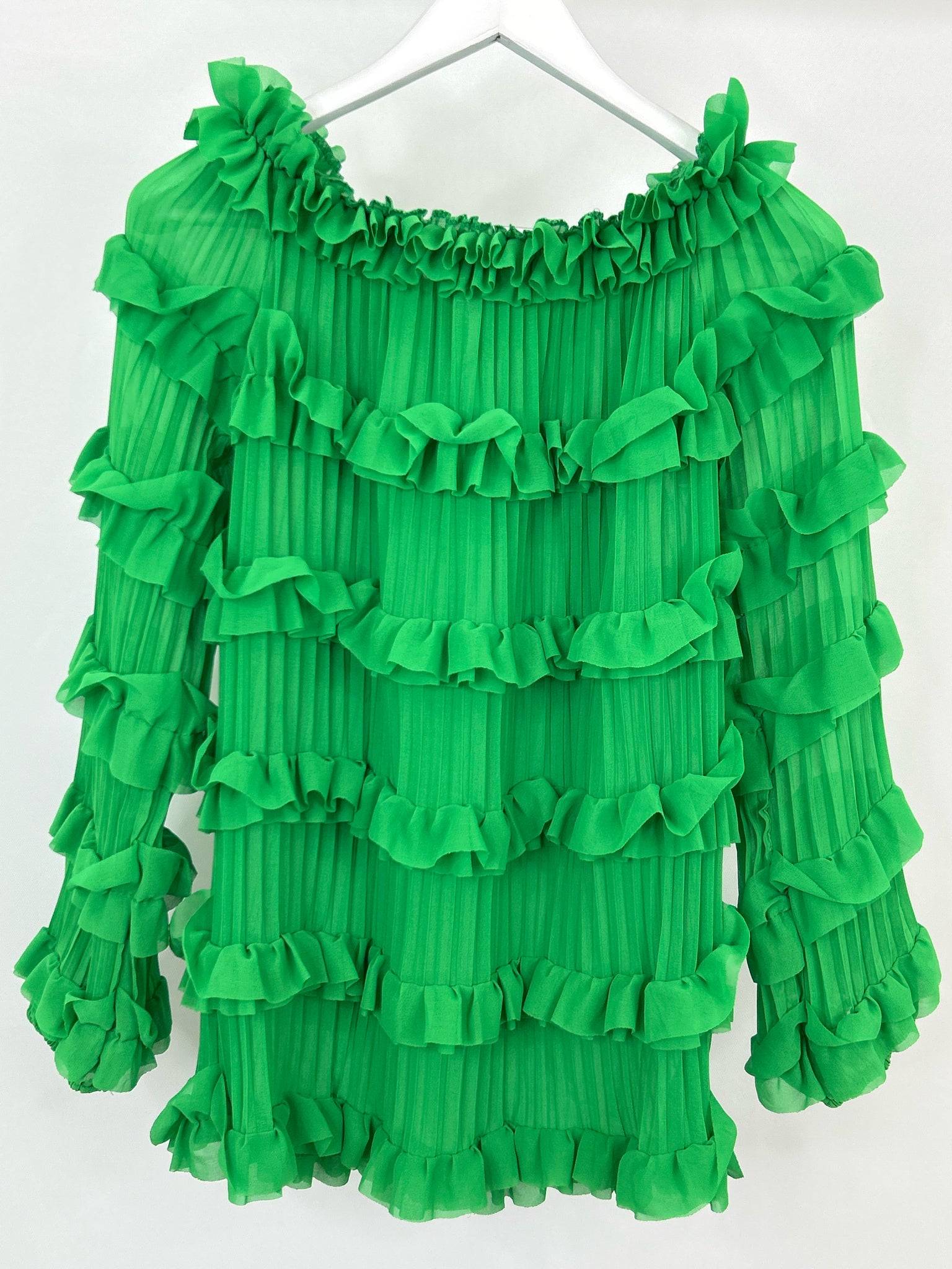 N BY NANCY Size XL Green Women Top