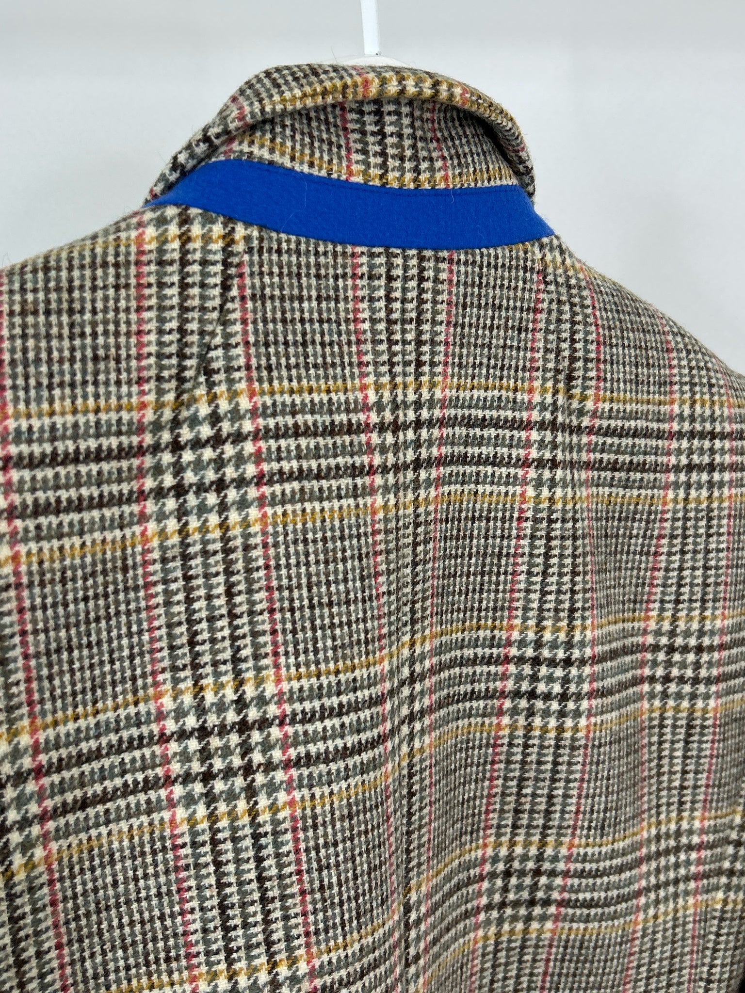 J CREW Size 10 Brown Plaid Women Blazer