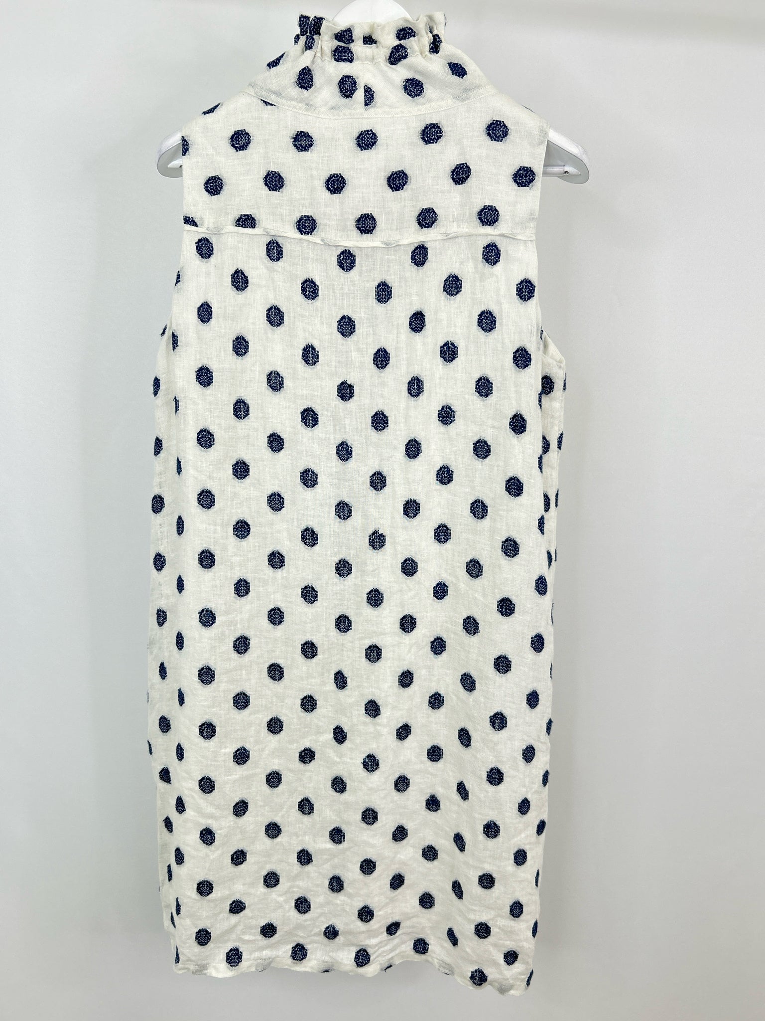 209 WST 38 Size L Cream Print Women Dress NWT