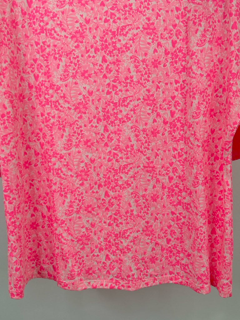 LILLY PULITZER Size XL Pink Print Top NWT