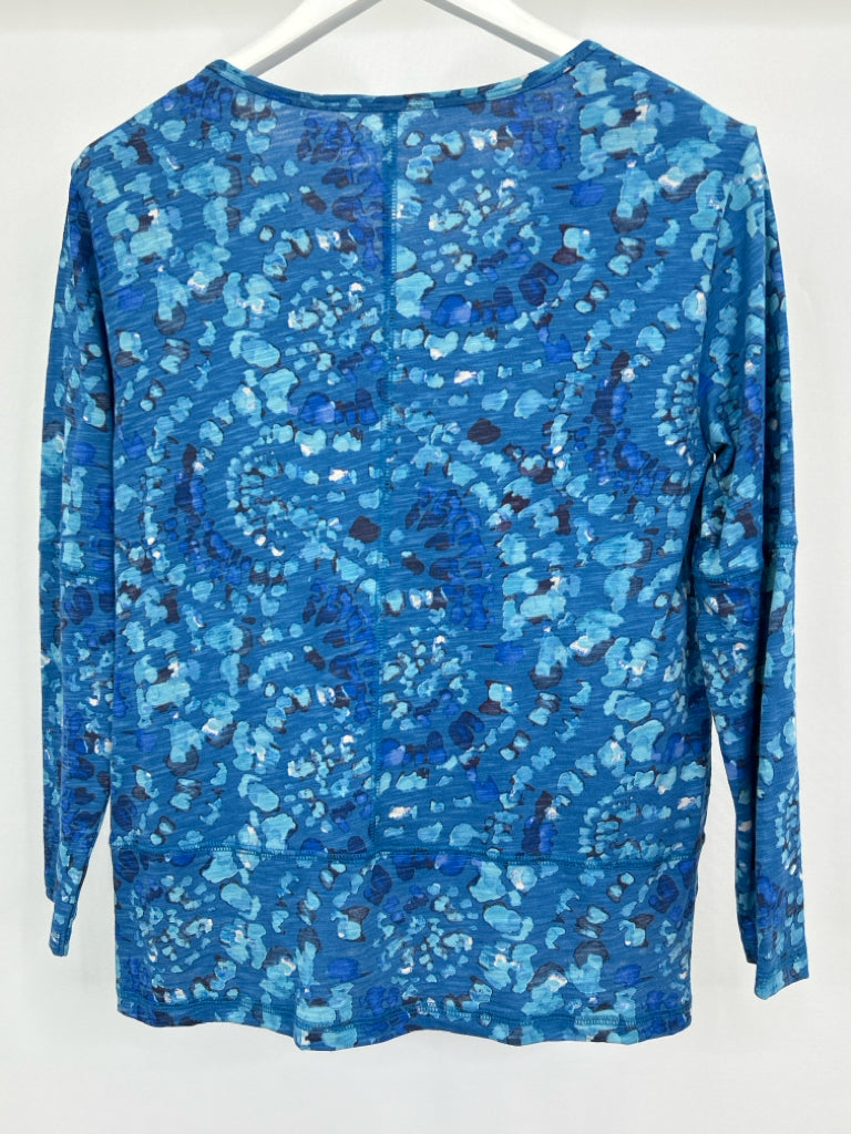 Escape by Habitat Clothes Women Size S Blue Print Top