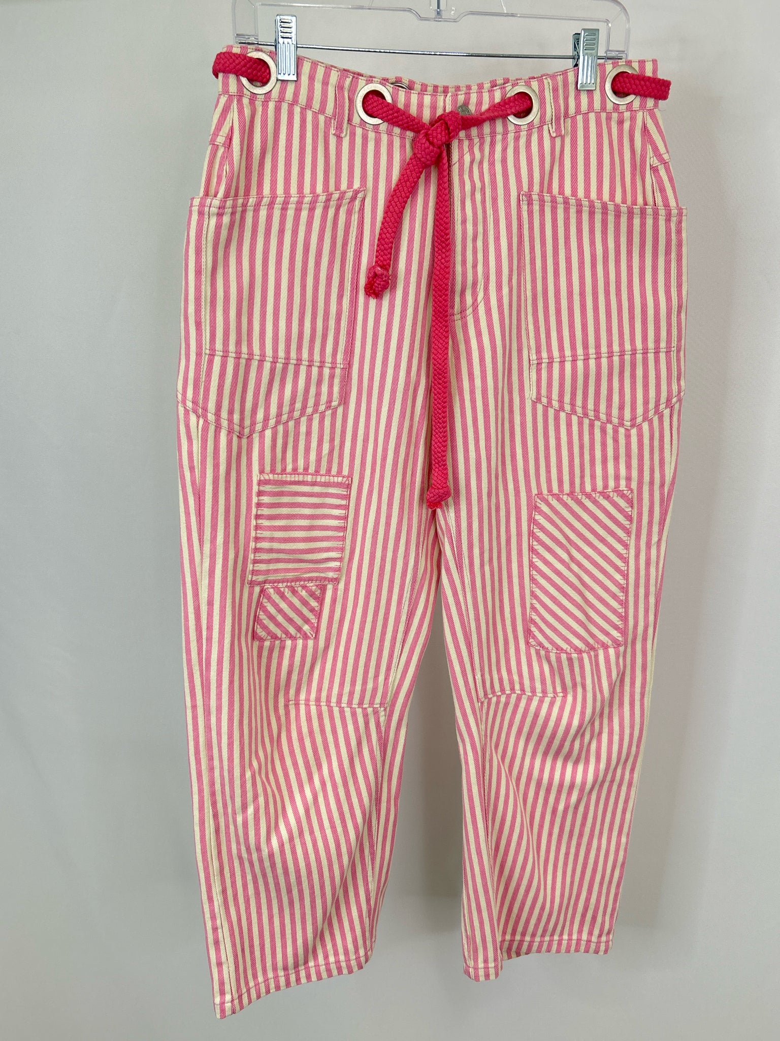 LOVLOV Size S Pink Striped Women jeans