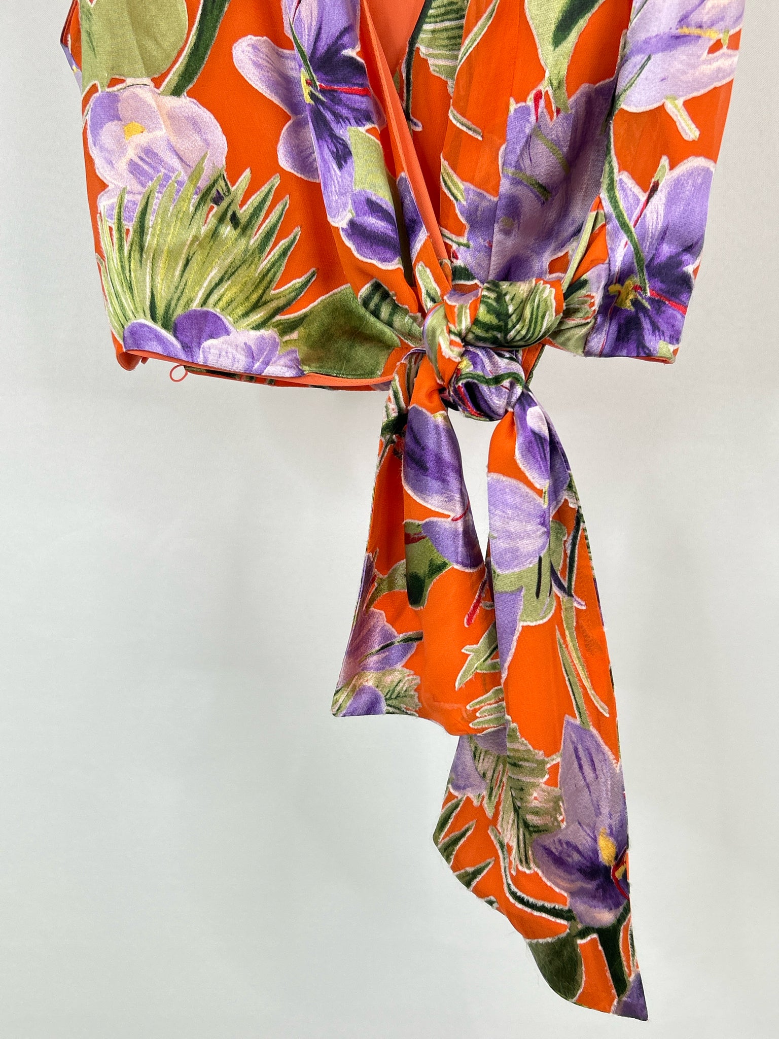 ALICE + OLIVIA Size 4 Orange Print Women Top