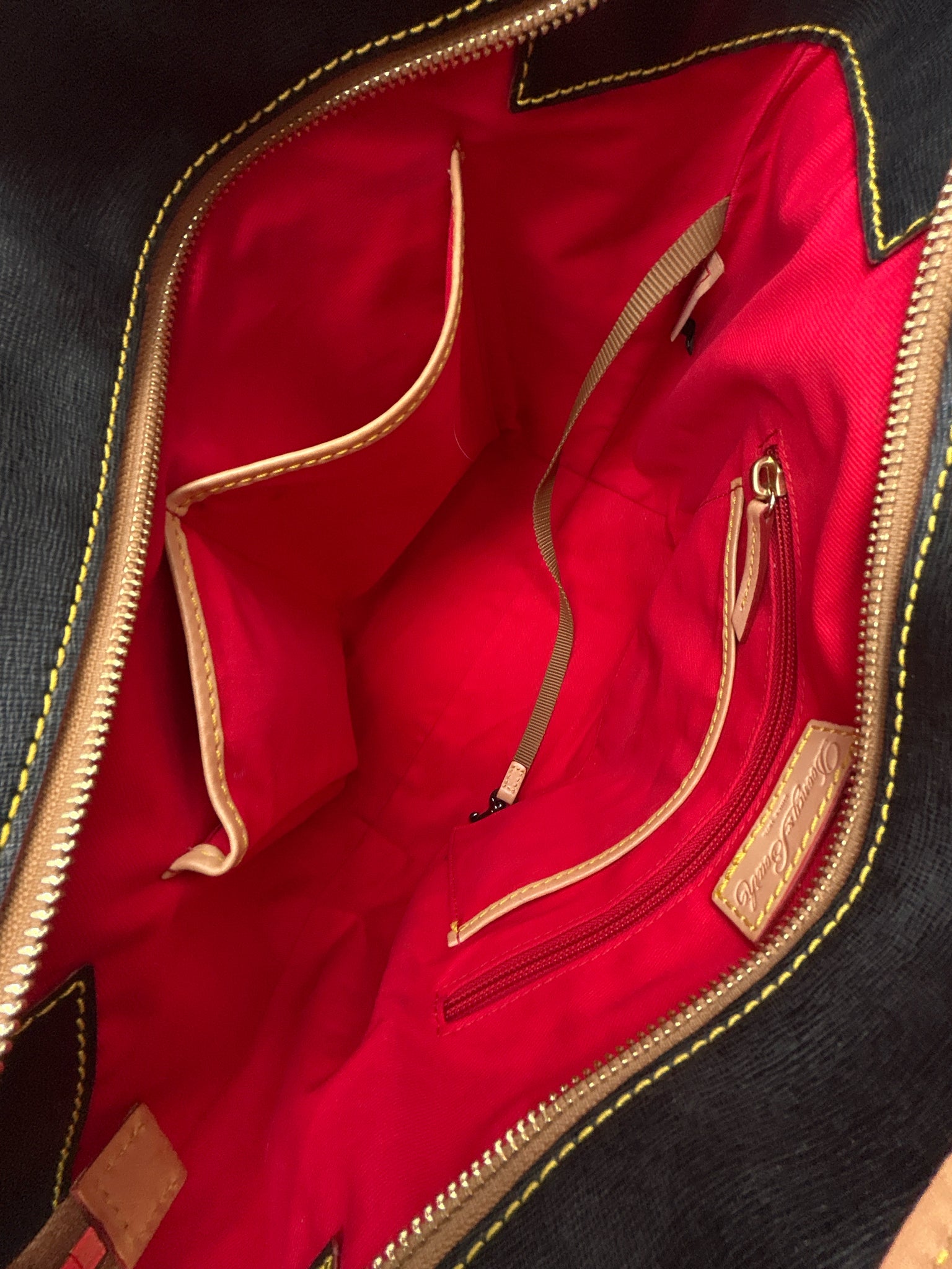 DOONEY & BOURKE BLACK AND TAN Women Purse