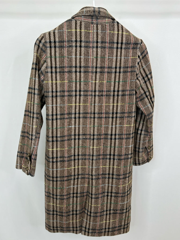 Moodie Women Size XS Brown Plaid Coat NWT