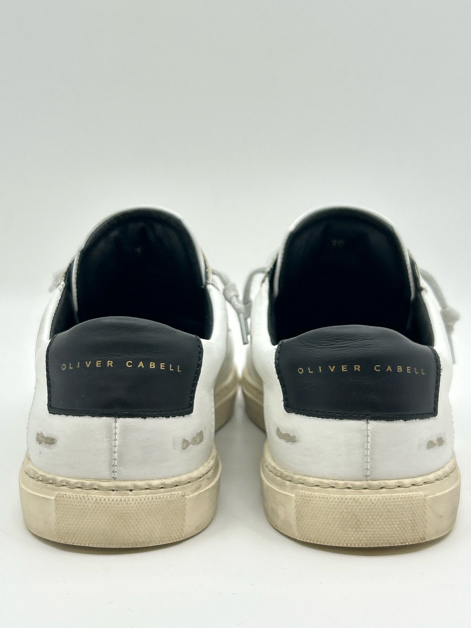 OLIVER CABELL Size 38 White and black Women Sneakers